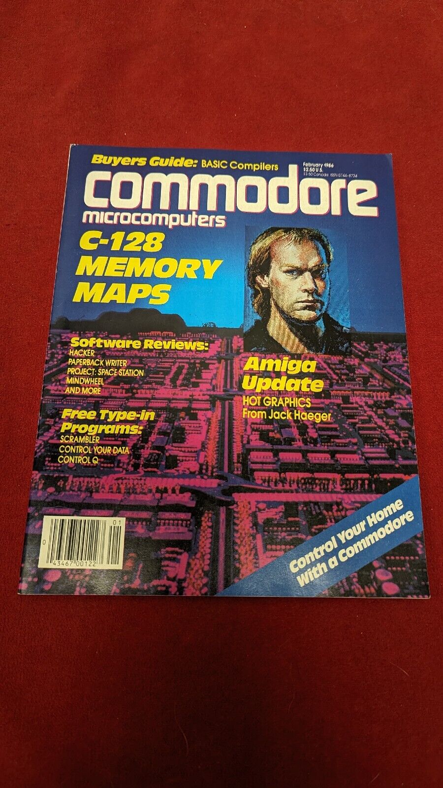 Vintage Commodore Magazine February 1986 Back Issue C64 128 Microcomputers