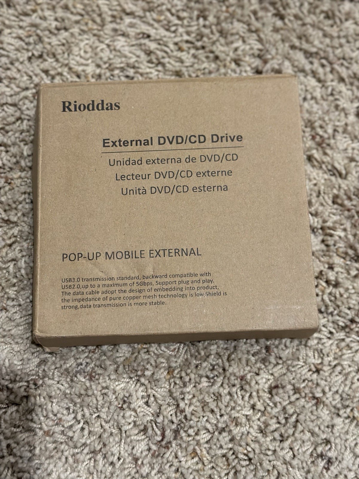 Rioddas External Dvd/Cd Drive - New