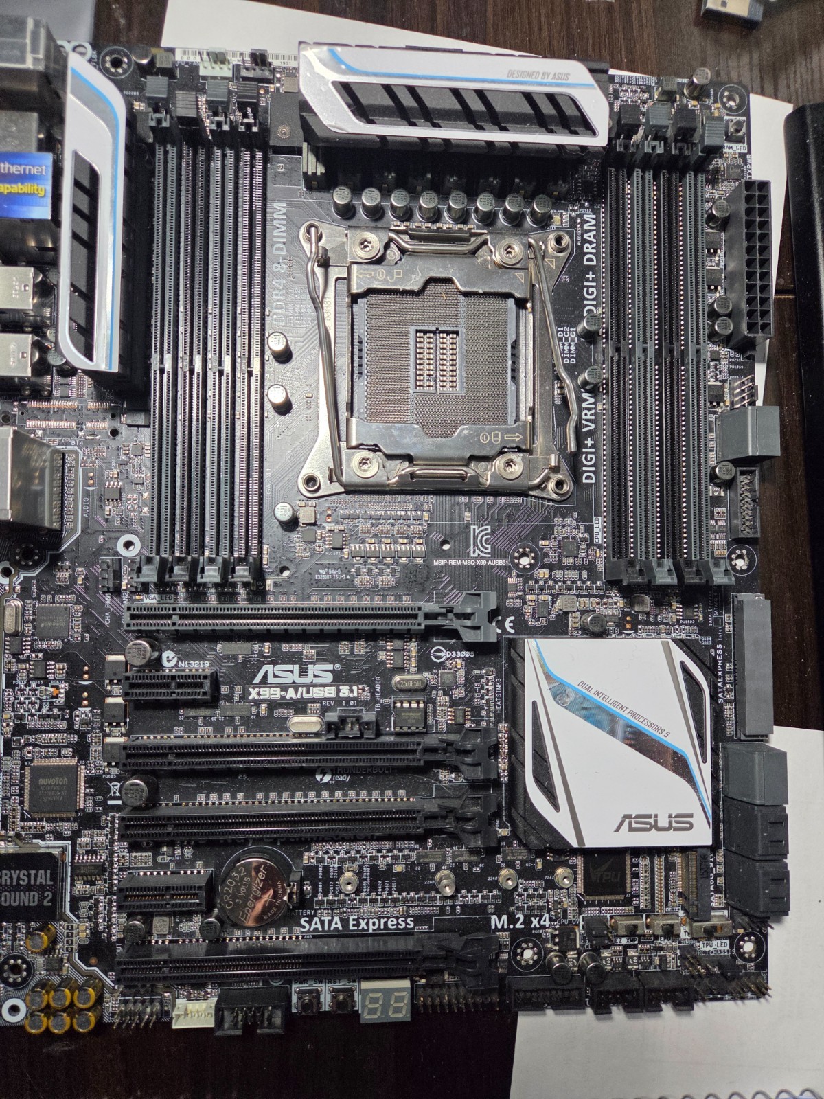 ASUS X99-A/USB 3.1, Intel Motherboard Used tested