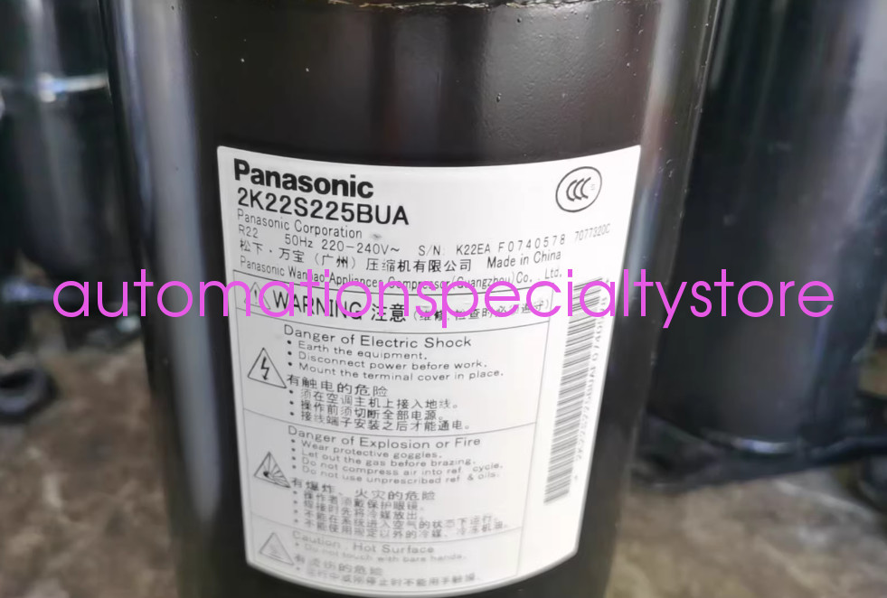1PCS NEW Panasonic 2K22S225BUA Compressor 220V  shipping  Via DHL or Fedex