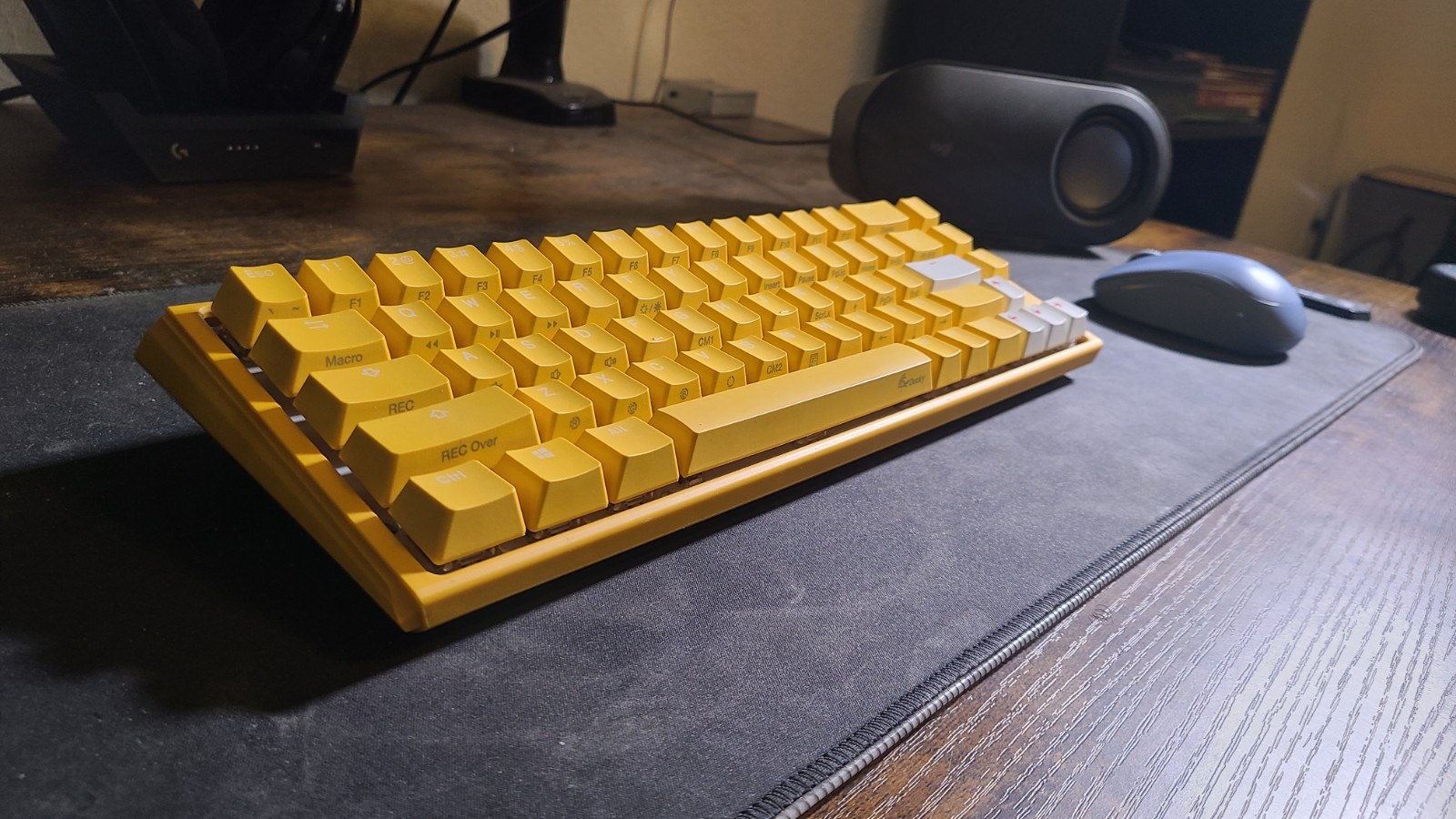 Yellow Ducky One 3 SF 65% Hotswap RGB Double Shot PBT Mechanical Keyboard