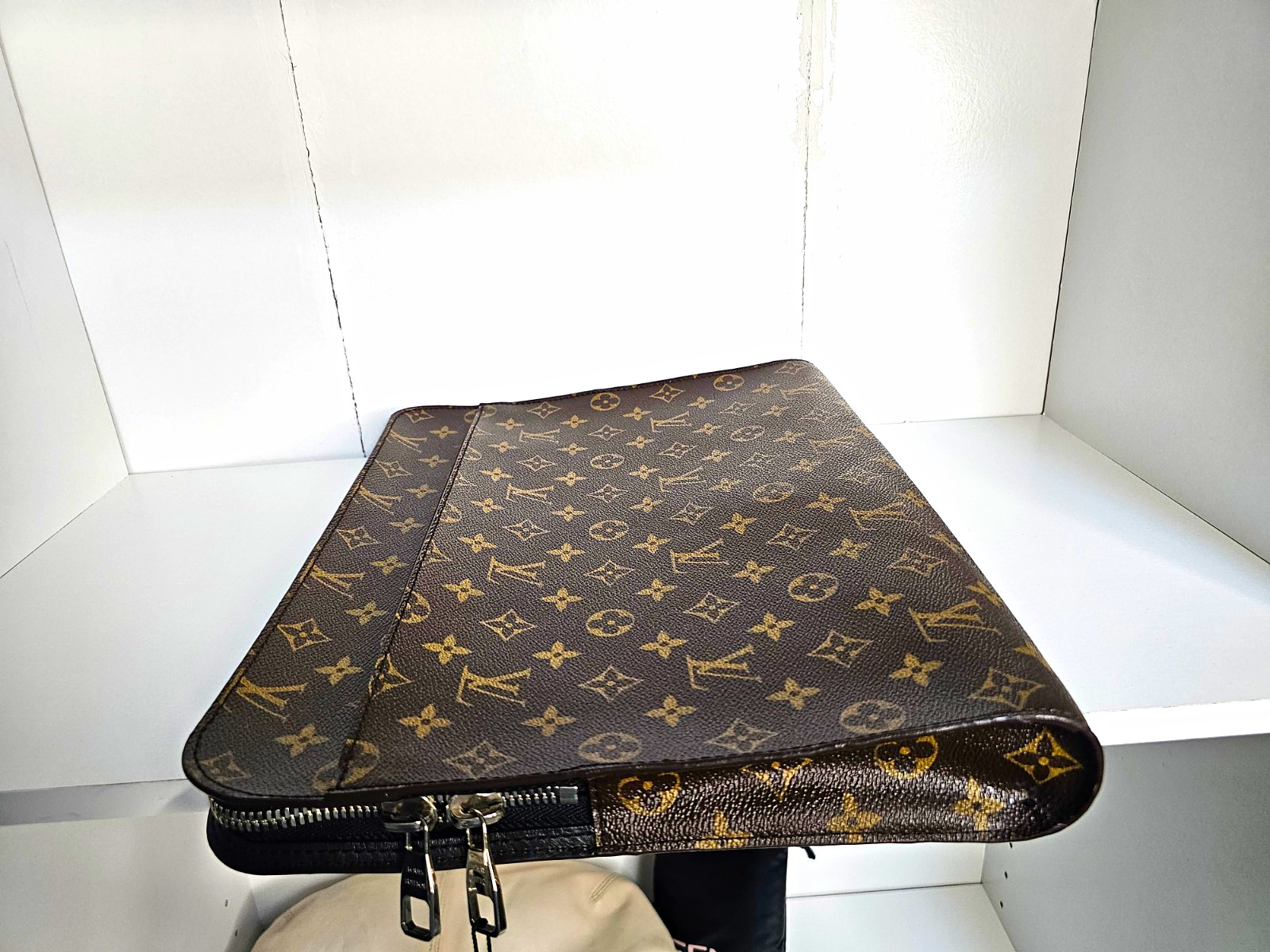 Louis Vuitton Monogram Macassar Porfolio Case 13 in  Case