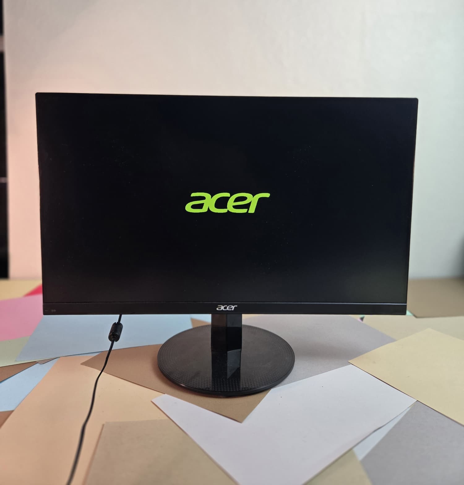 Acer SB240Y G0bi Monitor with Stand and Power Adapter