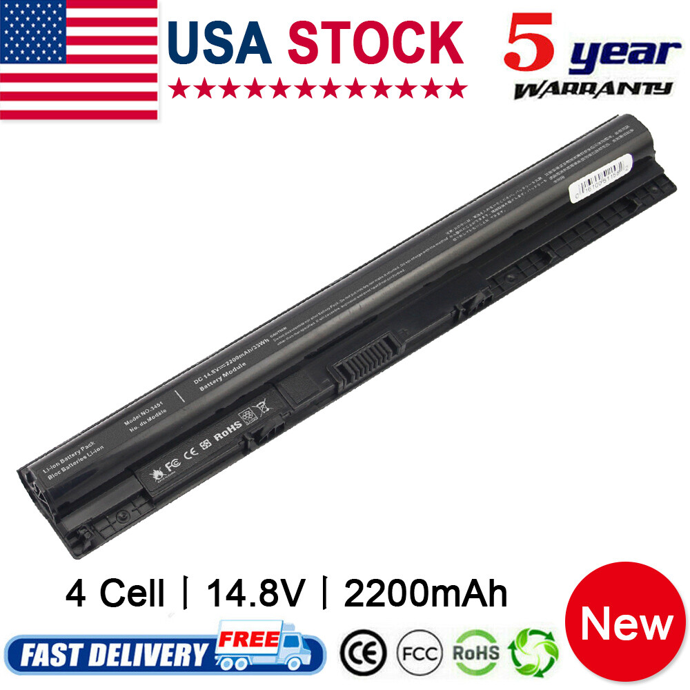 4 Cell Battery for Dell Inspiron 3451 3551 Latitude 3470 3570 3460 3560, M5Y1K