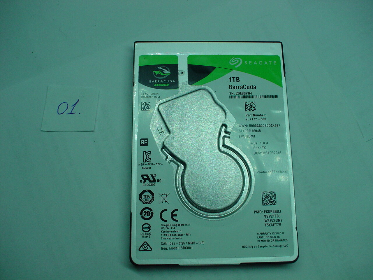 Seagate Barracuda Momentus Thin Mobile 2.5" laptop hard drive IDE SATA DONOR PCB