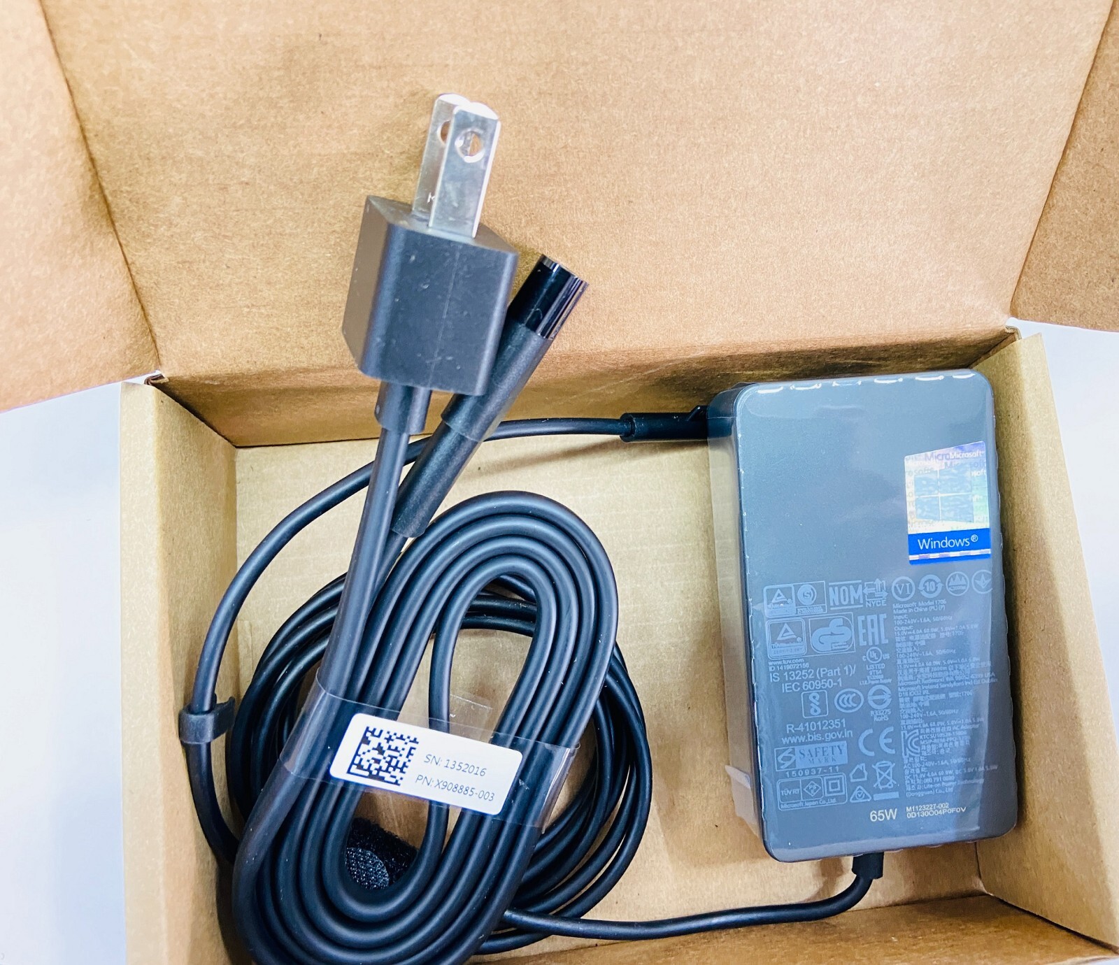 New Brand microsoft 1706 65w Surface Pro 6 7 8 9 X 1769 1736 1800 Laptop Charger