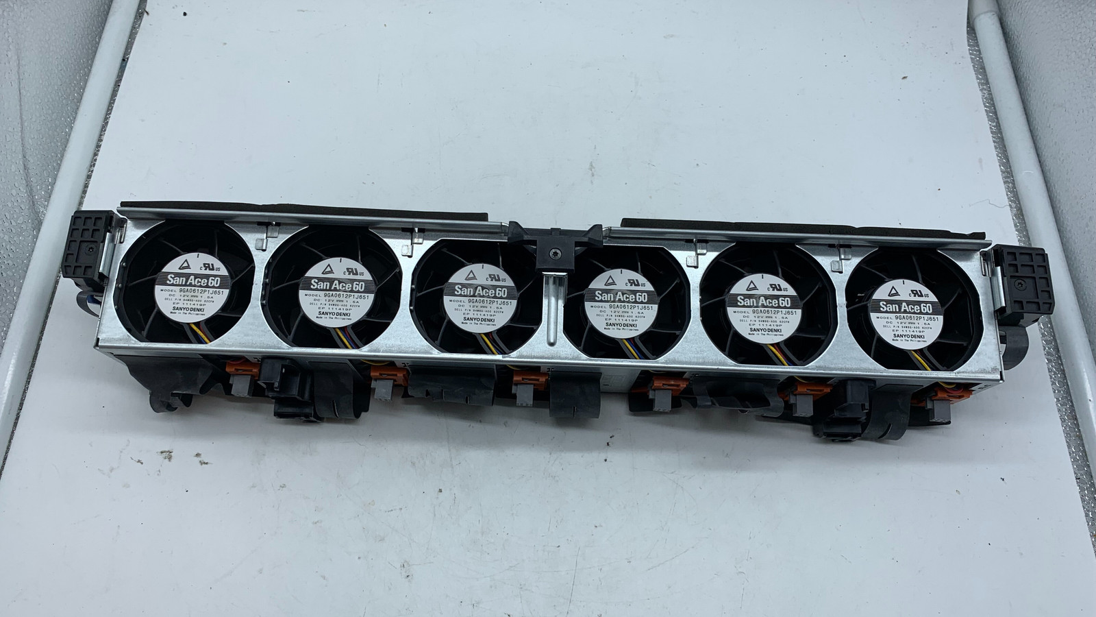 LOT OF 6 Dell San Ace 60 9GA0612P1J651 Server Fans w/ Rack & 