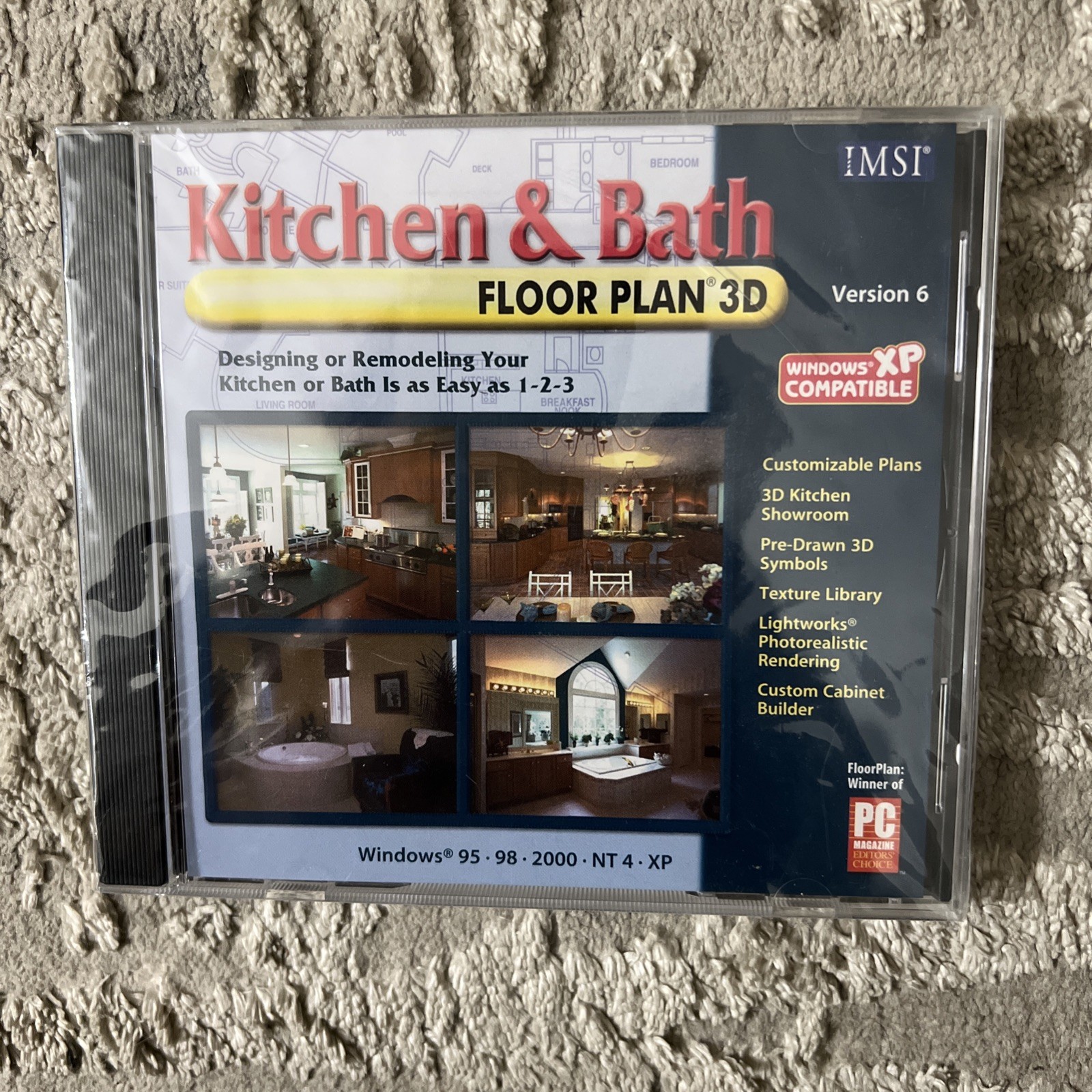IMSI Kitchen & Bath Floor Plan 3D Version 6 New