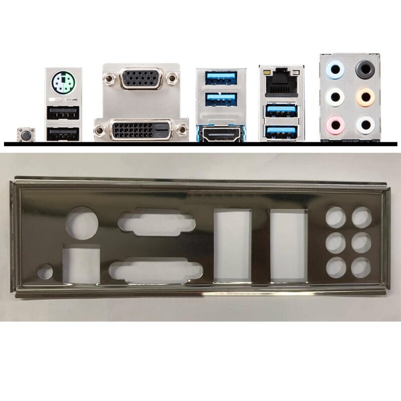 I/O Shield Backplate For MSI B450-A PRO Motherboard IO Shield Back plate OEM