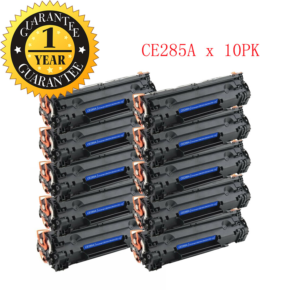 10PK Comaptible 85A CE285A Toner Cartridge For HP LaserJet Pro P1102 M1130 M1132