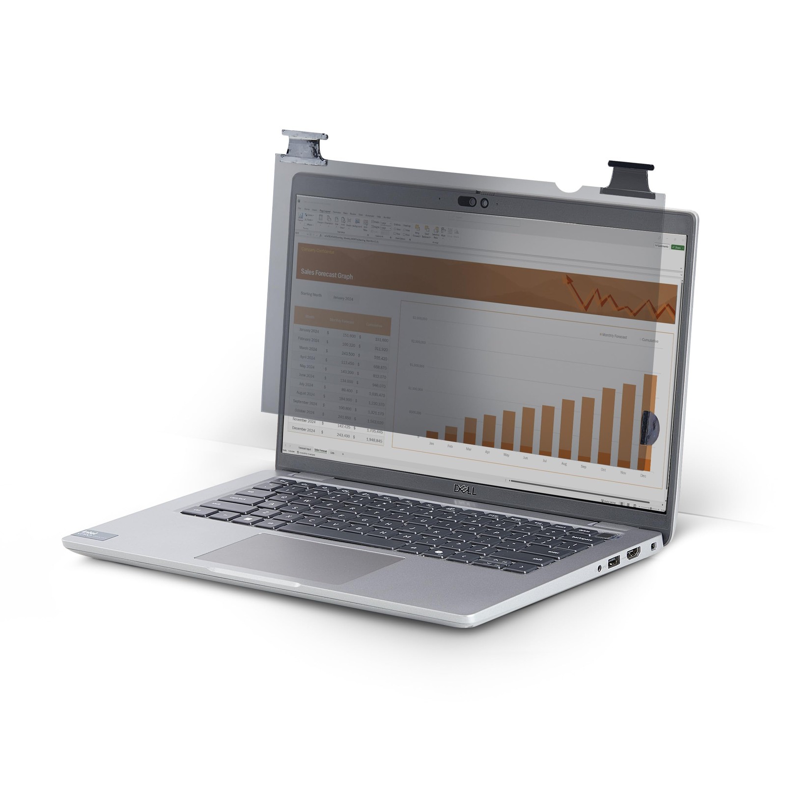 StarTech 133B6PRIVACYSCREEN 13.3" Privacy Filter Touch Flip-Over