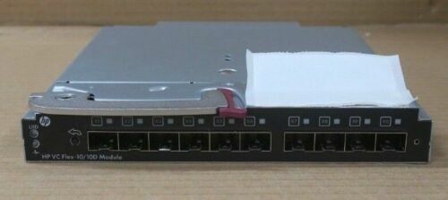 HP Virtual Connect VC Flex-10/10D Module 638526-B21 639852-001 For C3000 / C7000