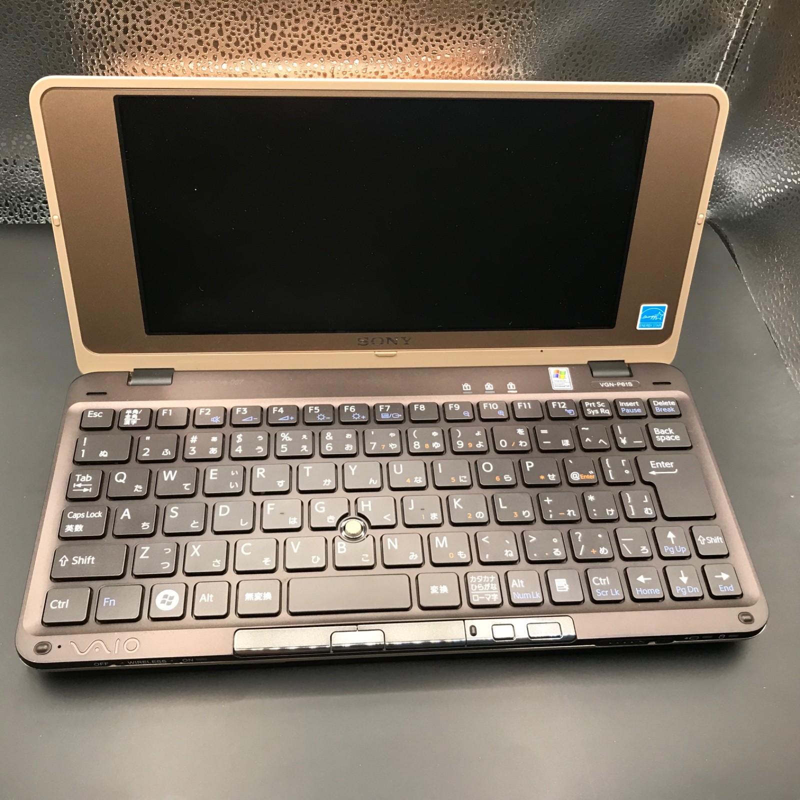 SONY VAIO VGN-P61S  Atom type P Pocket Style Power confirmed to be working