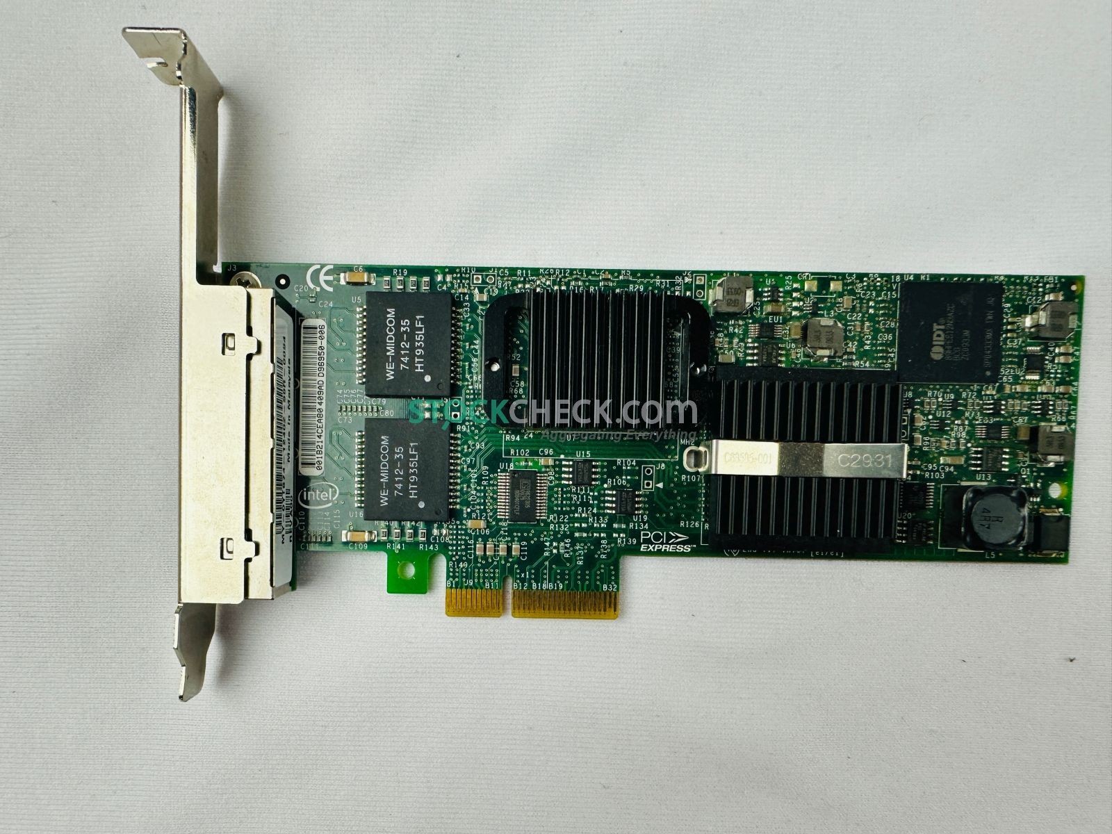 Intel PRO/1000 VT Quad Port Gigabit Network Adapter Card