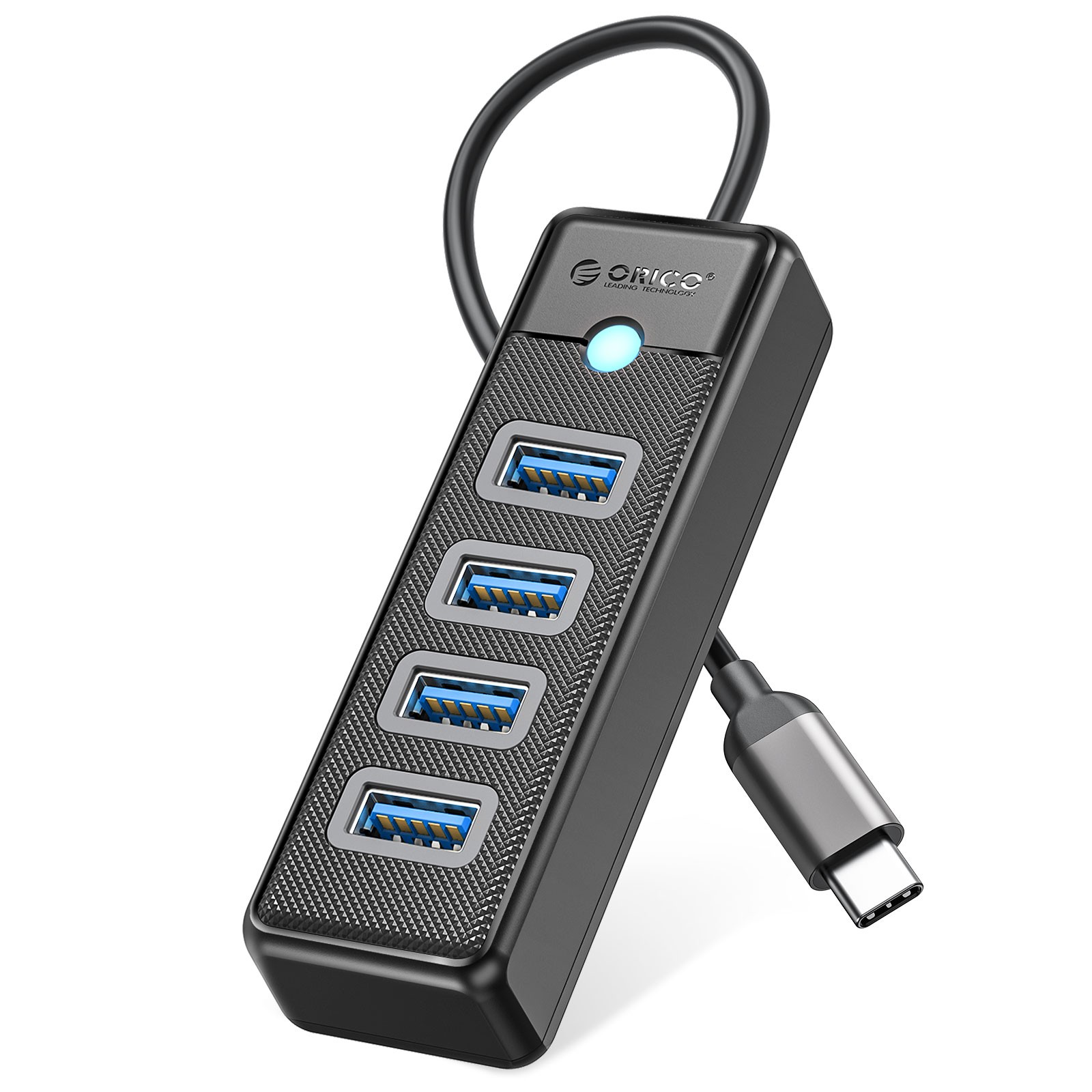 4 Port USB C Hub Splitter Multi Adapter 5Gbps High Speed PC Desktop Laptop LOT//