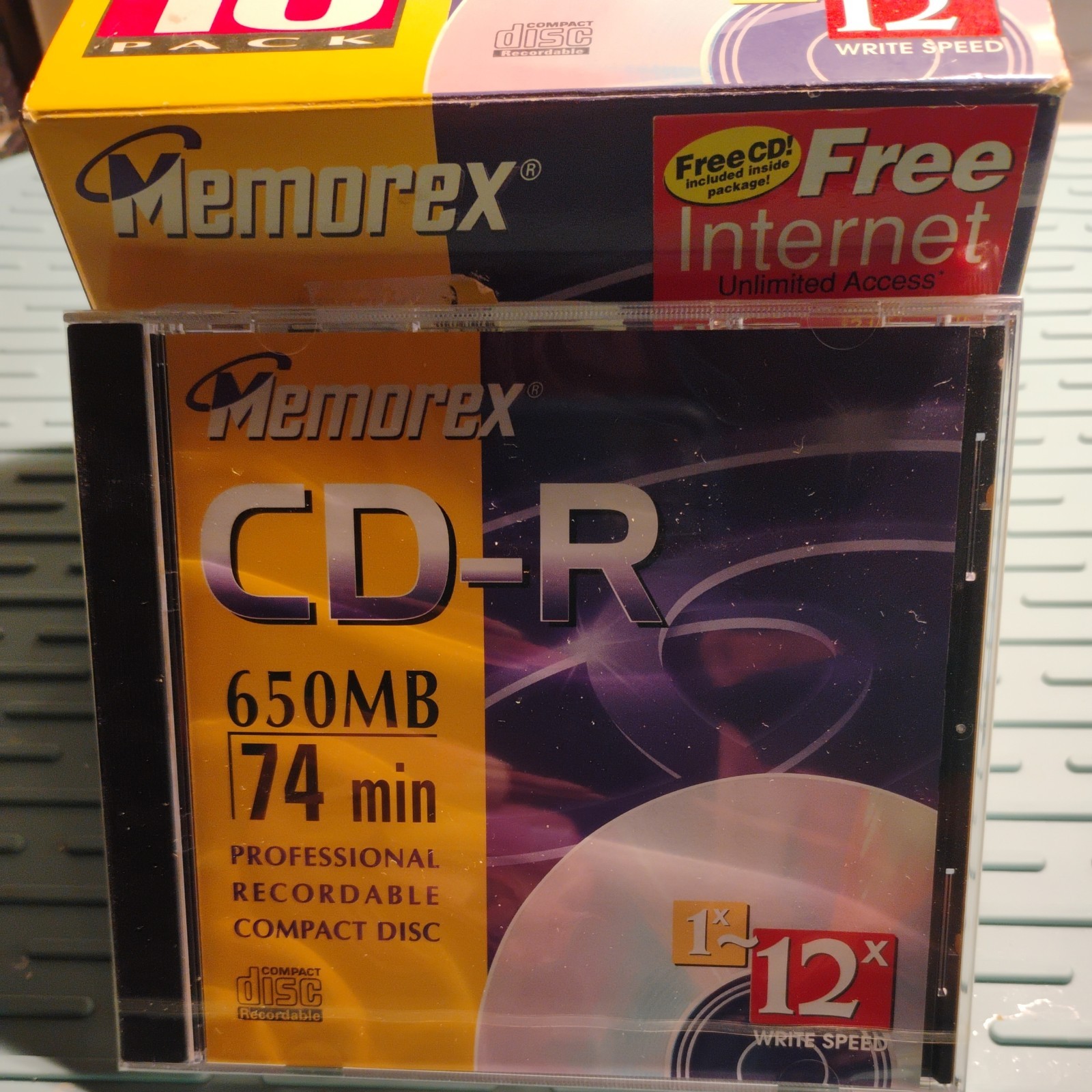 10 Pack Memorex CD-R 650MB 74min Professional Recordable CDS individually sealed