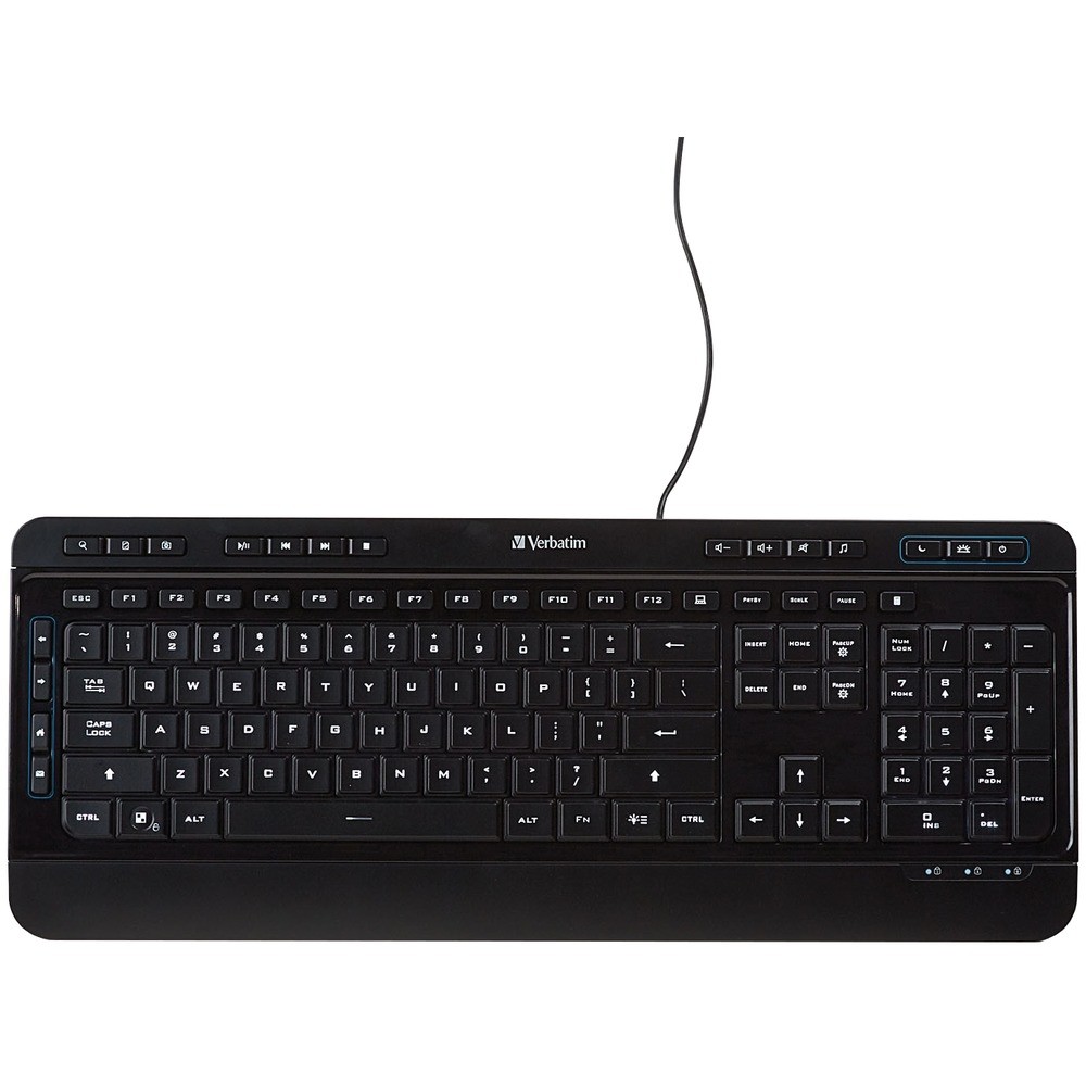 Verbatim 99789 Kb Illuminated Wired Keyboard Usb Type-A Retail