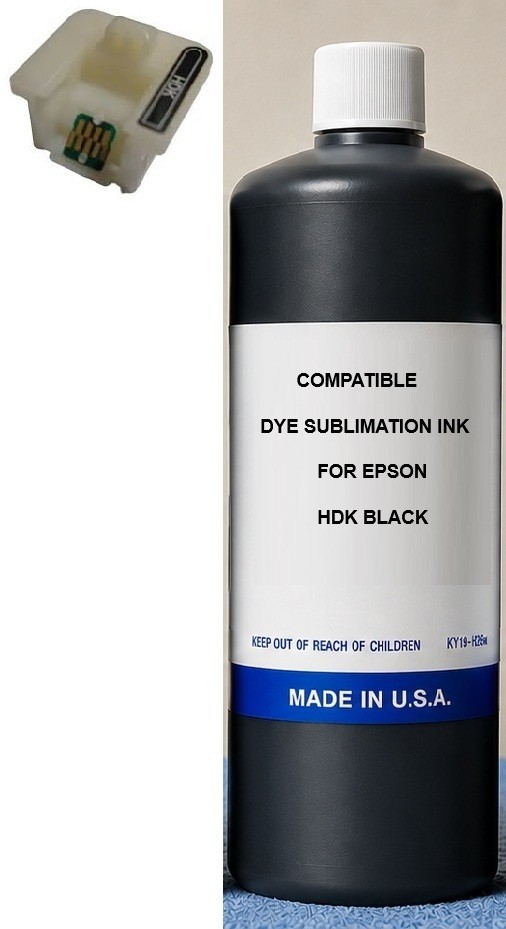 COMPATIBLE DYE SUBLIMATION INK REFILL EPSON F6200 F7200 F9200 F9370 F6070 + CHIP