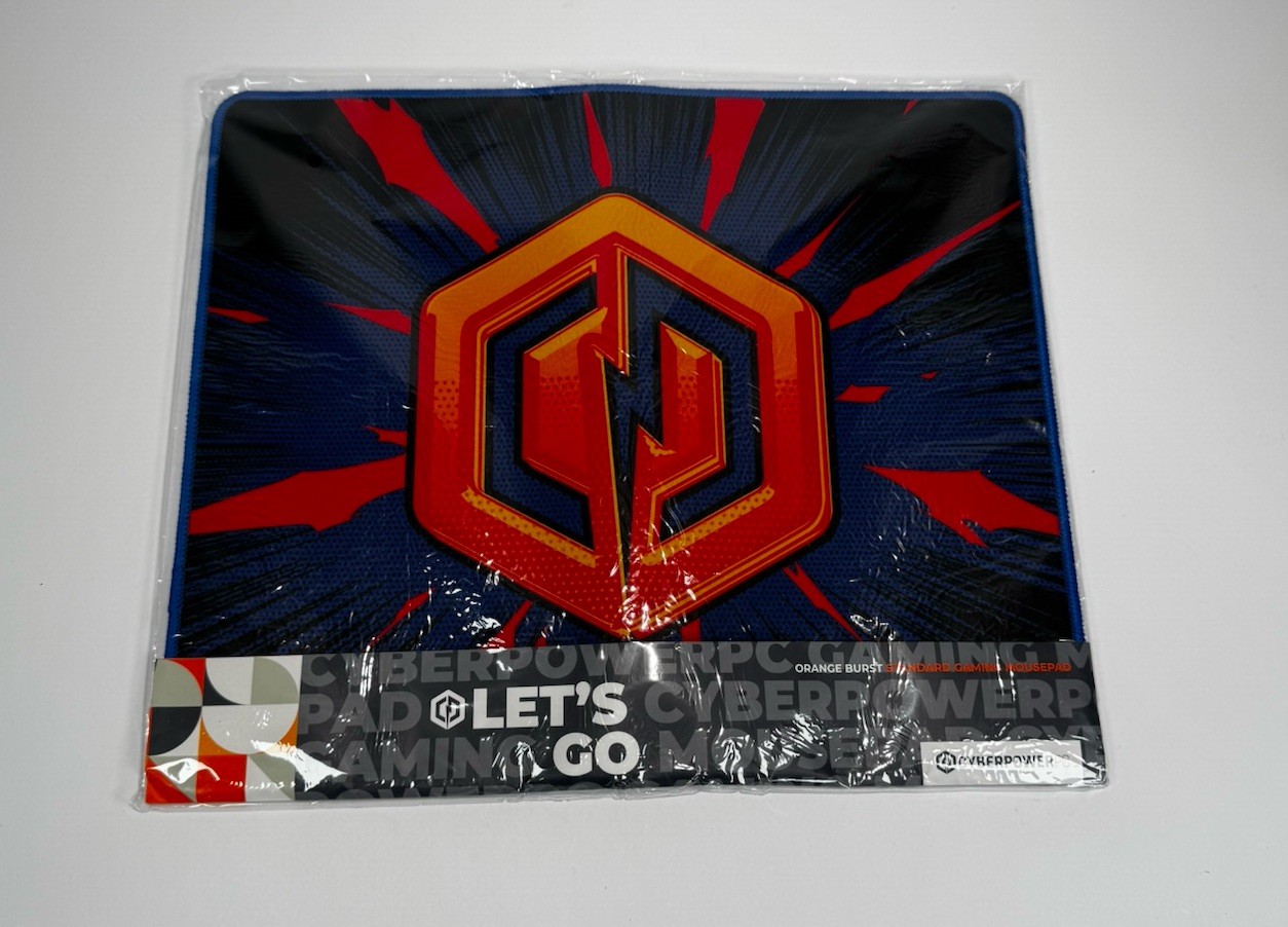 Large Oversized Cyberpower PC Black & Red Gaming Mousepad New In Package
