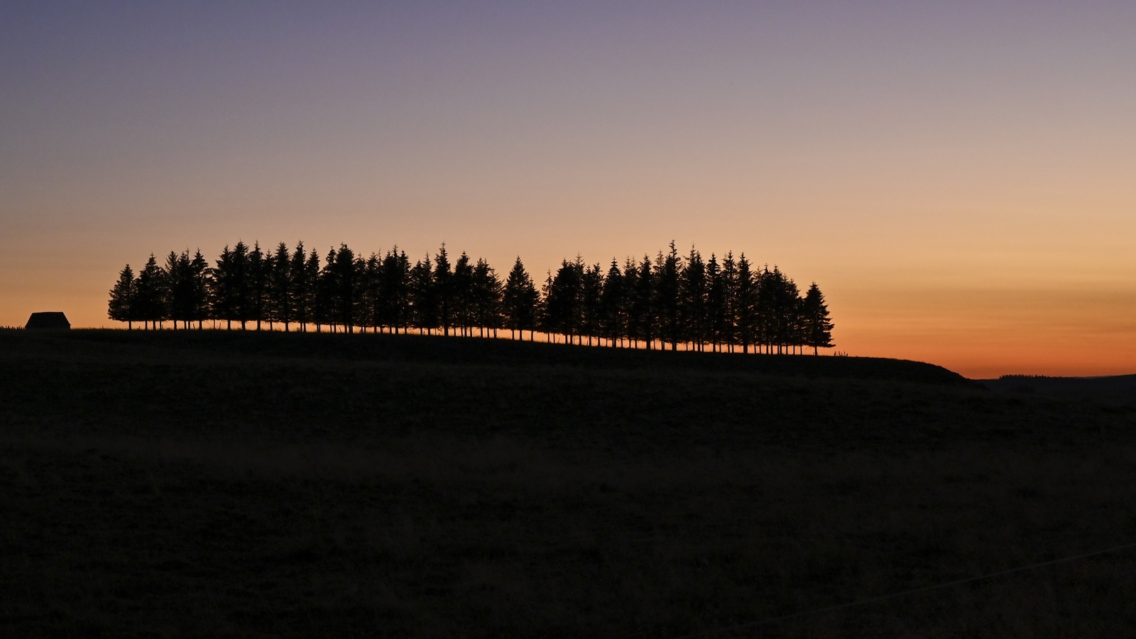 Landscape nature sunset trees Custom Gaming Mat Desk