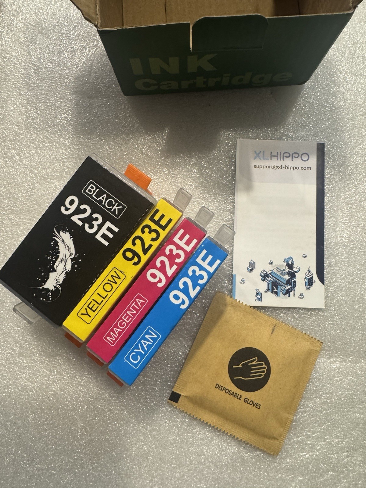 XLHIPPO 923e / 923XL Ink Cartridge 4-Pack High Yield