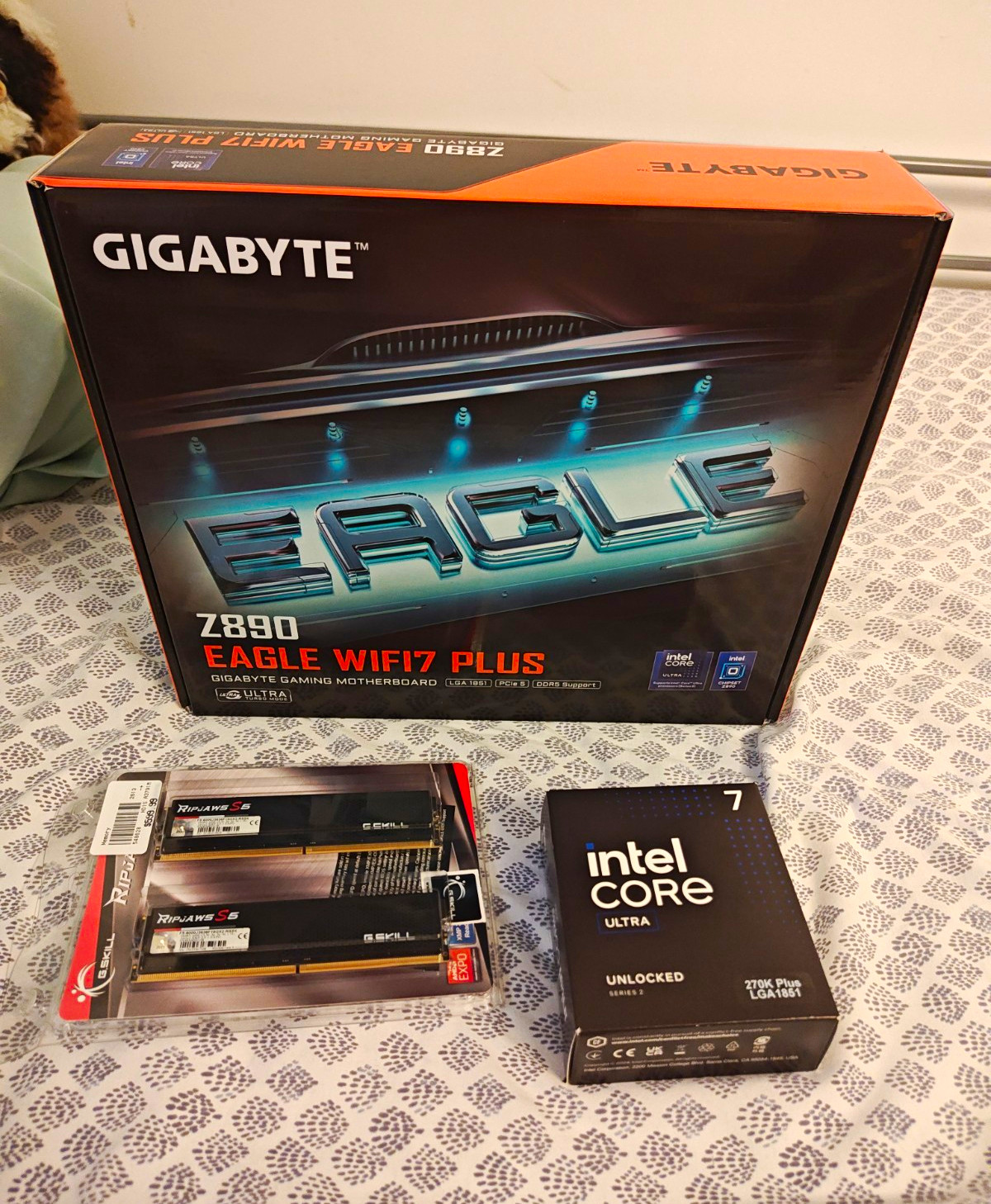 CPU, motherboard, RAM bundle