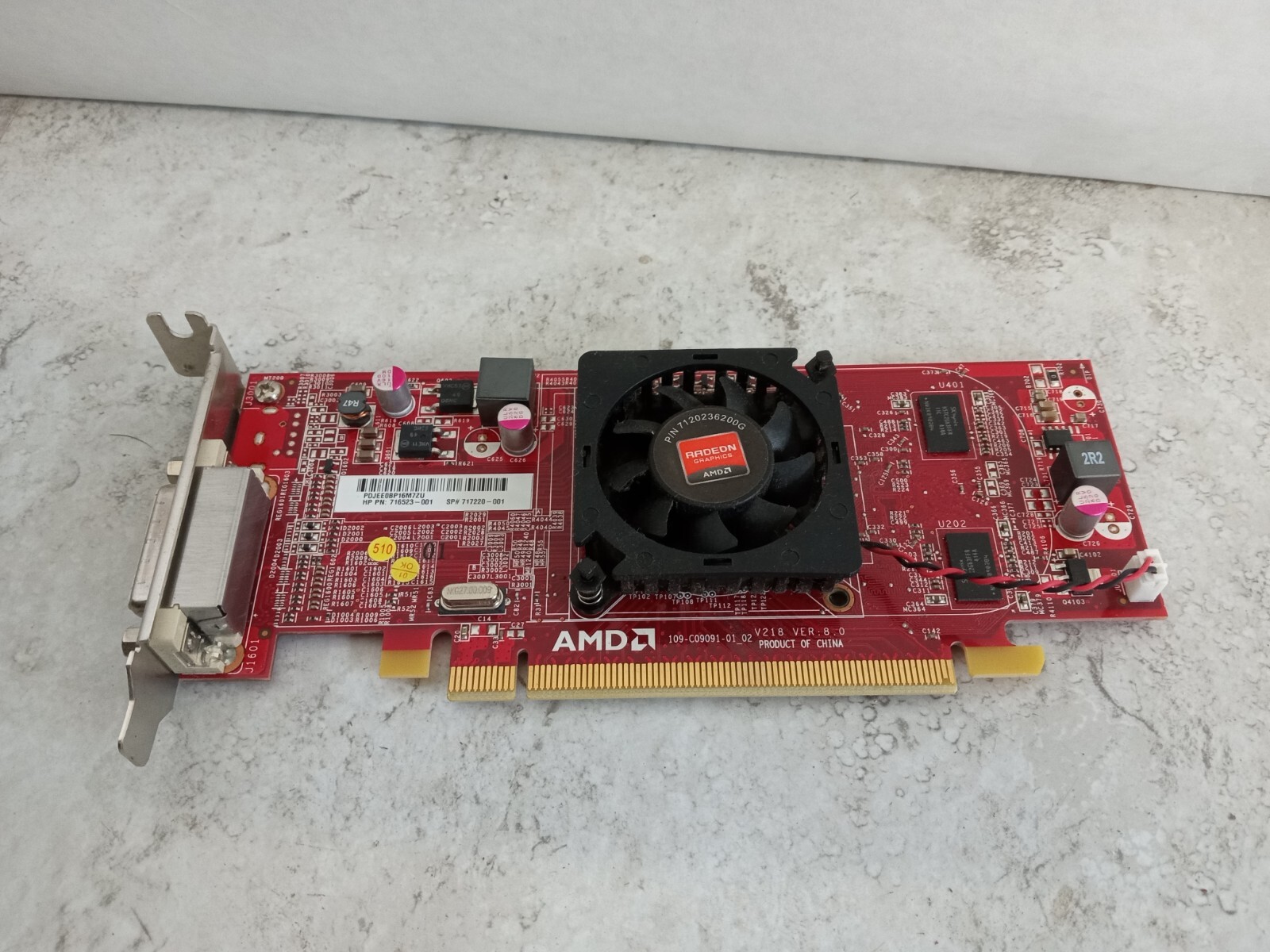 AMD V218 Radeon HD 8350 1GB PCIe DMS-59 Low Profile Video Card 109-C09091-01 -RR