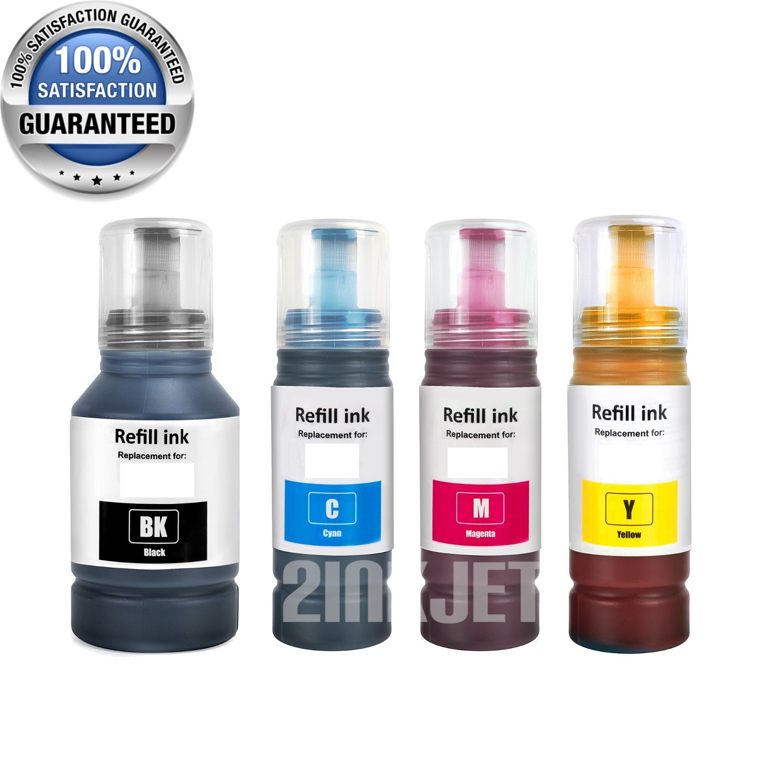 4 Pack Ink Refill Bottle EPS502 for ET-2750 ET-3760 ET-2850 ET-3850 ET-2803 T502