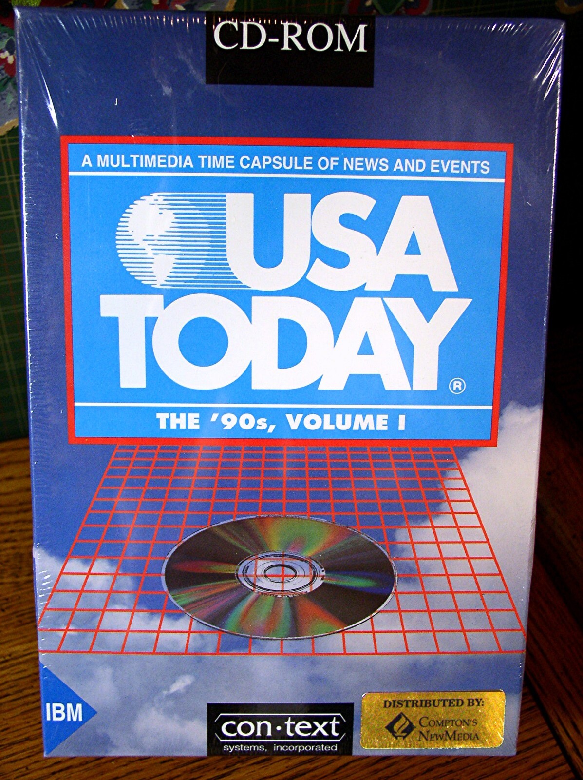 USA TODAY The '90s, Vol 1 - NEW SEALED BOX - A Multimedia Time Capsule of News