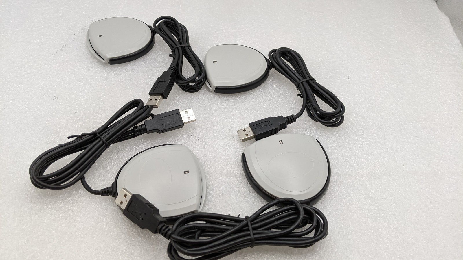 LOT OF 4 Identiv SCR3310 v2.0 USB DOD Military Smart Card Reader SmartOS 905331