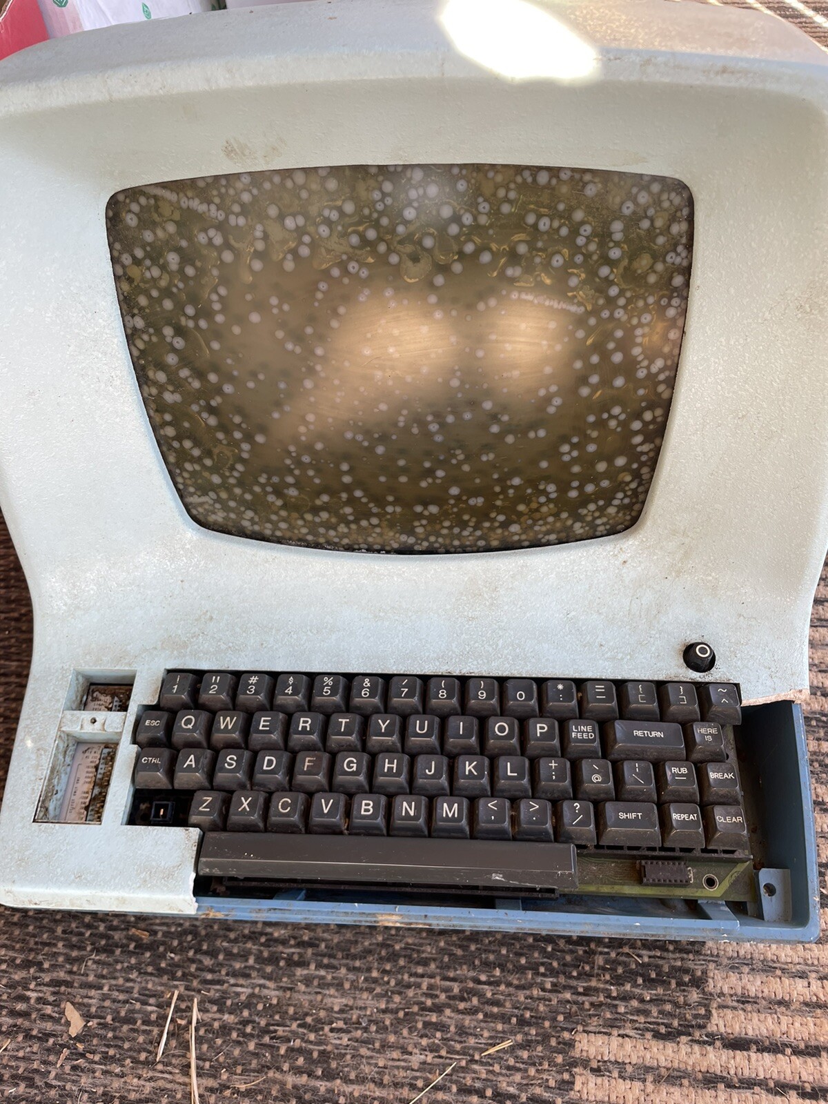Vintage LSI Lear Siegler Inc ADM-3 Computer Terminal Monitor - For Parts