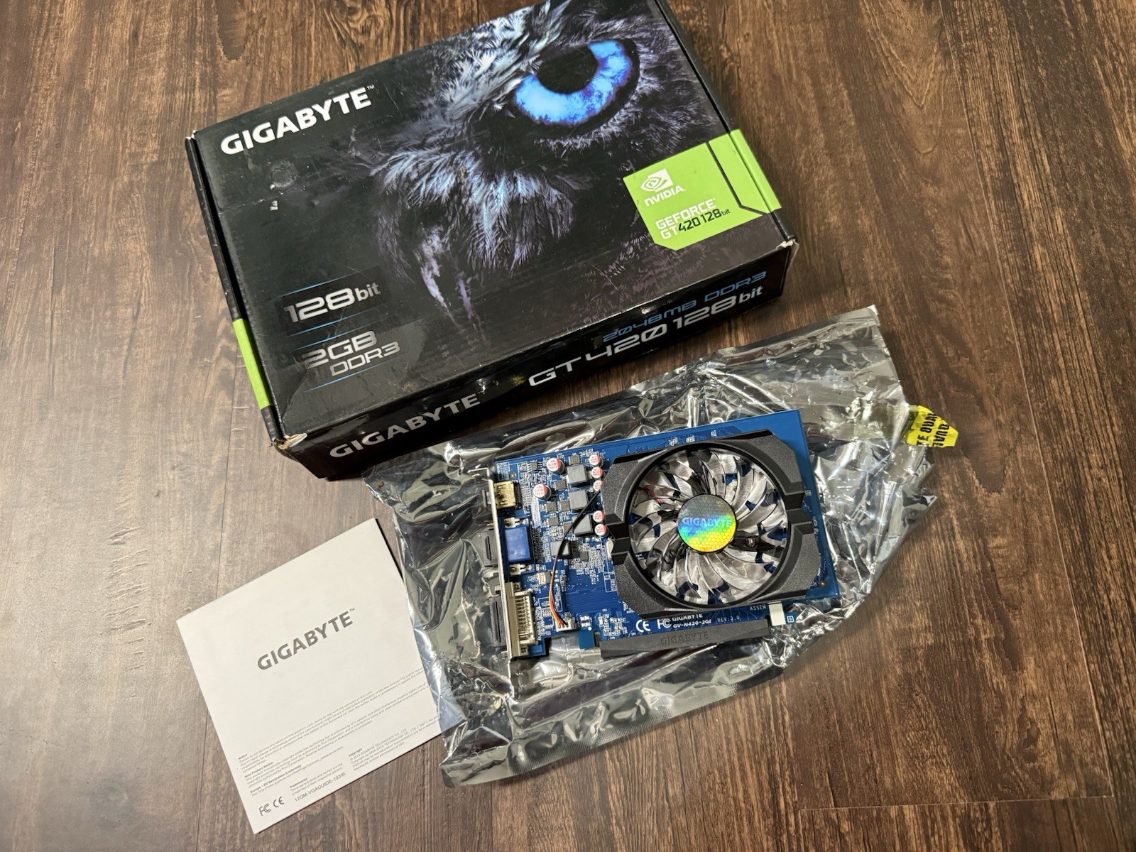 Gigabyte GeForce GT 420 128 Bit 2GB DDR3 PCIe 2.0 Graphics Card- GV-N420-2GI