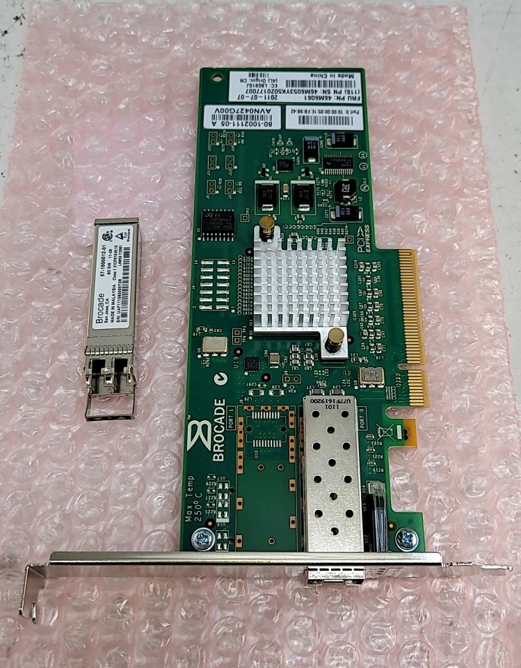 IBM BROCADE 815 46M6061 Network Card Single Port High Profile