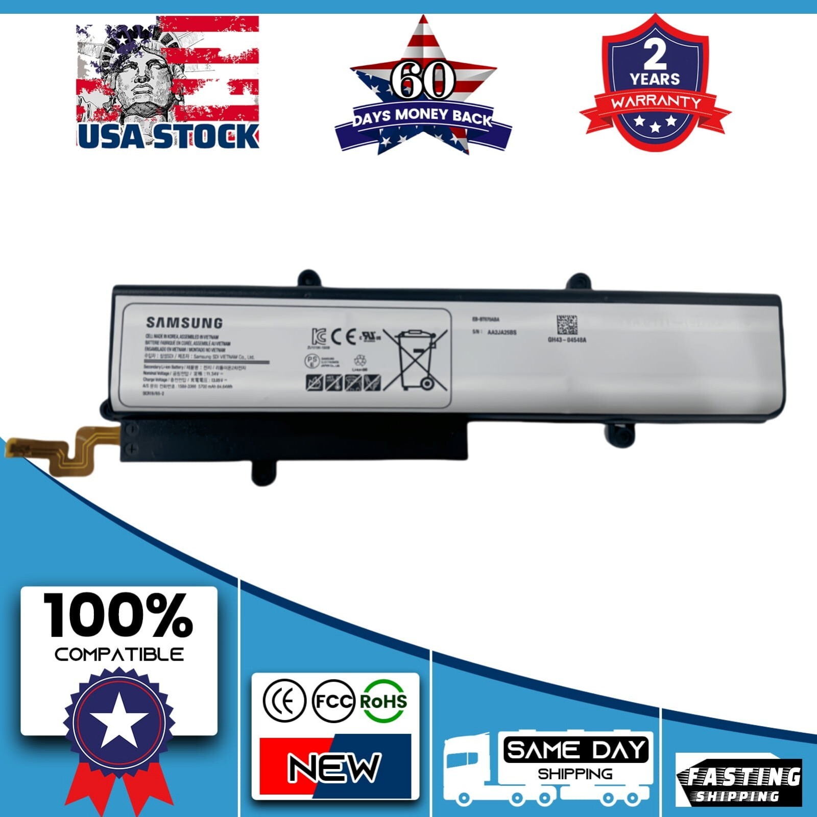 New Original Battery For Samsung Galaxy View 18.4" SM-T670 SM-T677A  EB-BT670ABA