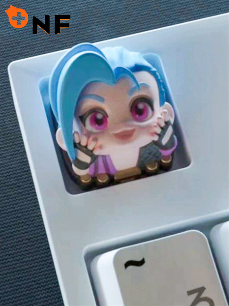 Hot Selling League of Legends Jinx Teemo Handmade Keycap For Mechanical Keyboard