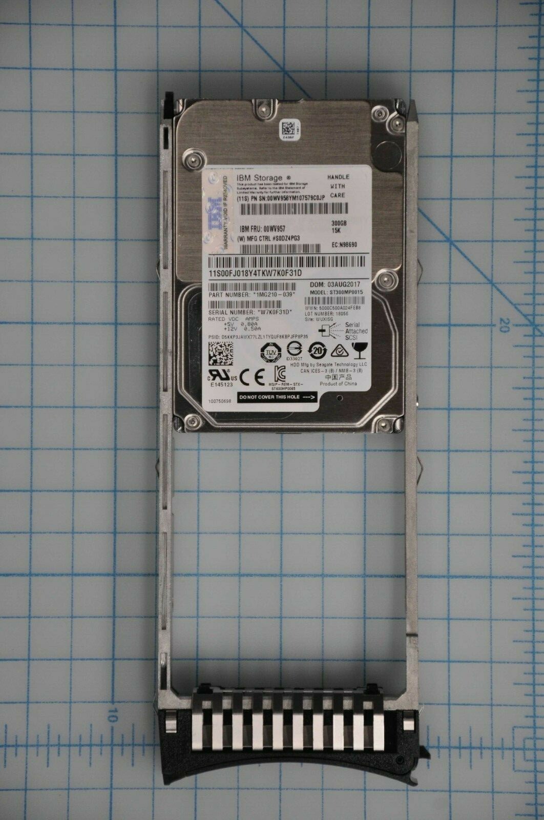 IBM 300GB 10K 64MB SAS-2.5'' ST300MP0015 00WV957