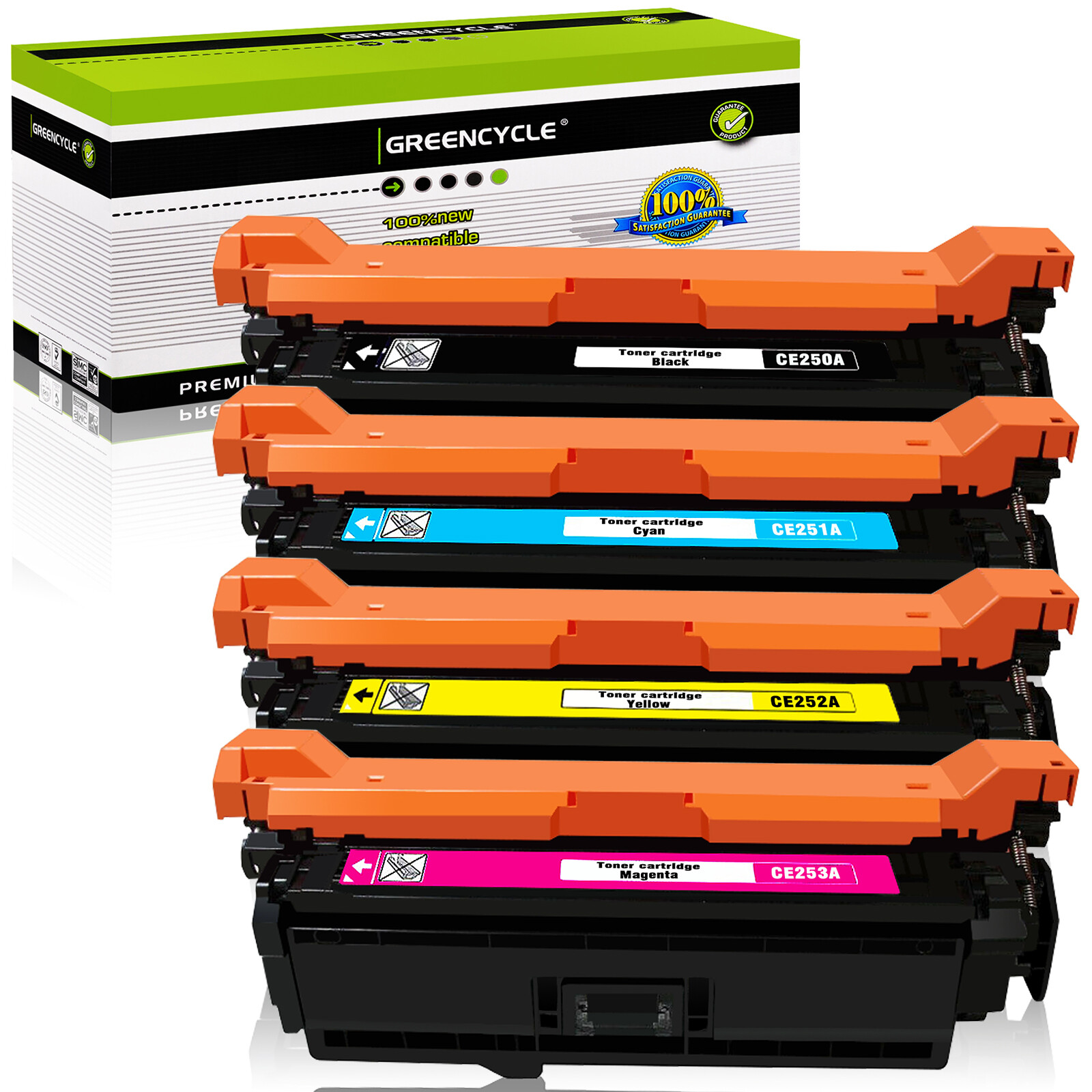 4PK CE400A -3A Toner for HP 507A LaserJet Pro 500 Color MFP M570dn M570dw M551n