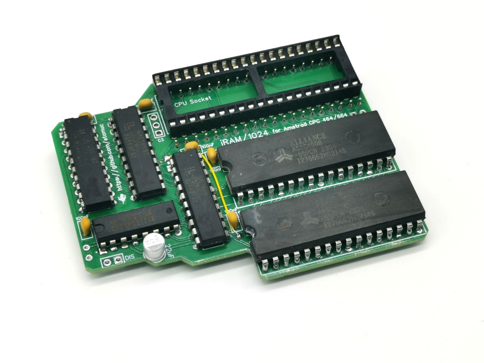 iRAM 1024KB MEMORY EXPANSION FOR AMSTRAD CPC 464/664 - 1024KB UPGRADE RAM