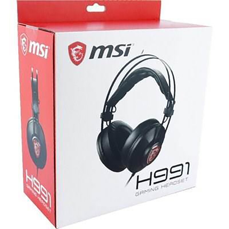 MSI H991 Gaming Headset With Built in Mic Volume Control & Noise Cancellation
