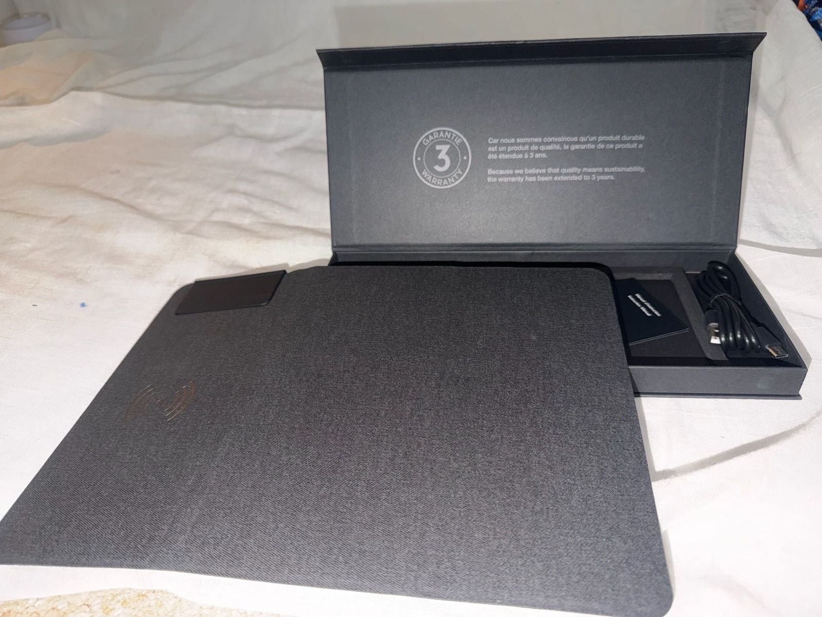 SCX Wireless Charging Mouse Pad With Digital Notepad
