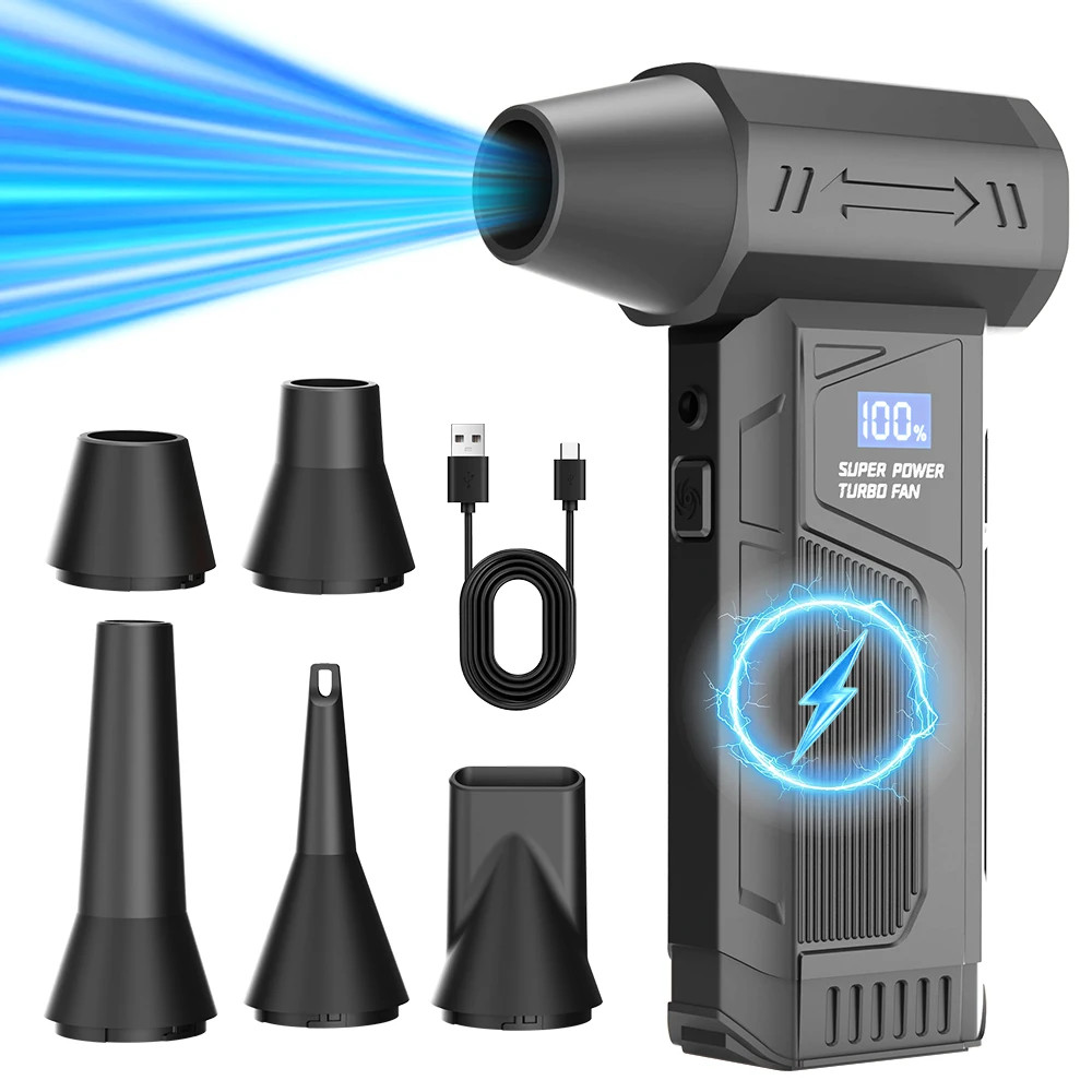Violent Fan 130000RPM Air Duster Powerful Air Blower brushless Turbo Jet Blower