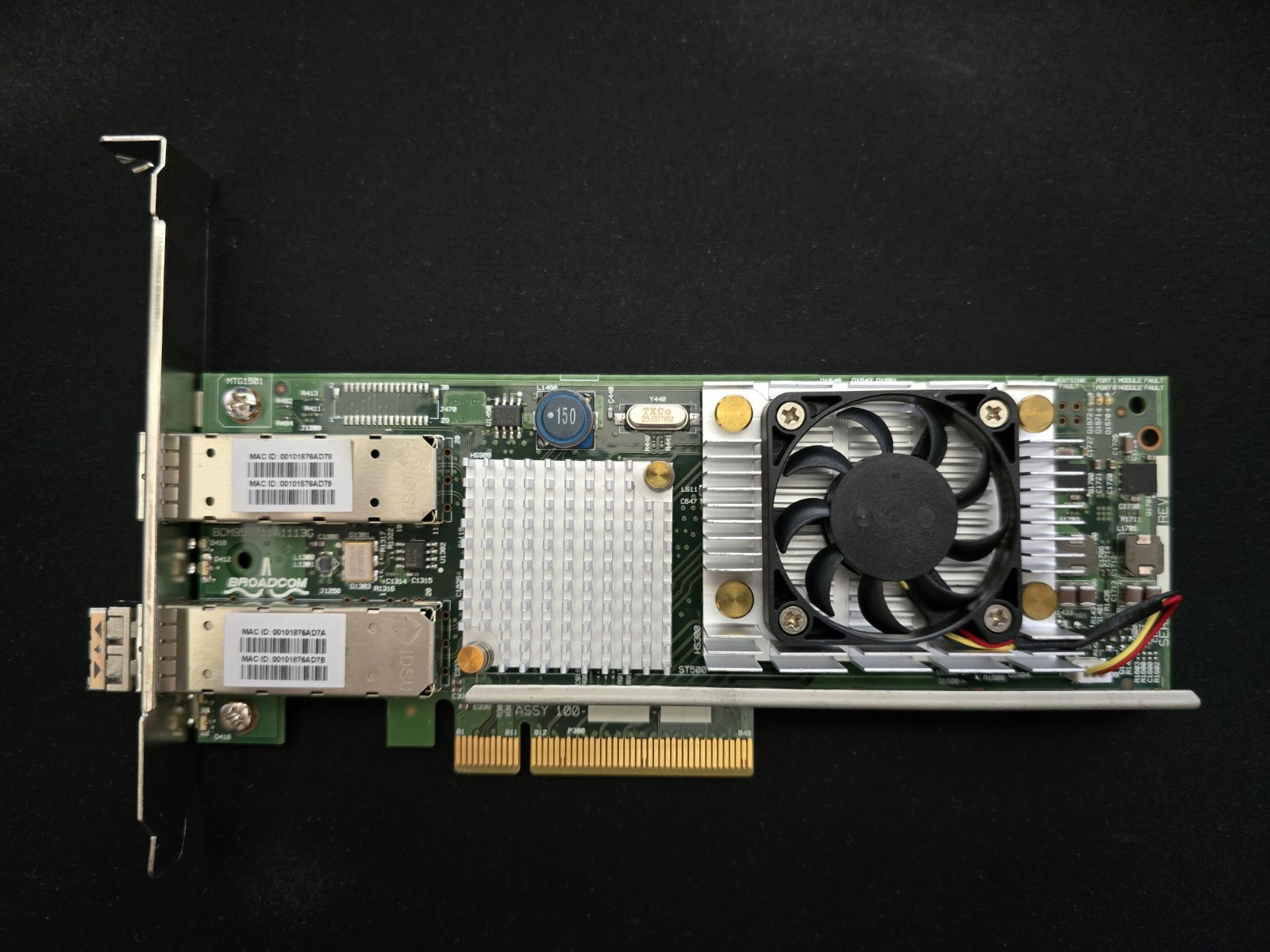 Dell Broadcom Dual Port 10GB Ethernet Network Card 0KJYD8 BCM957711A1113G