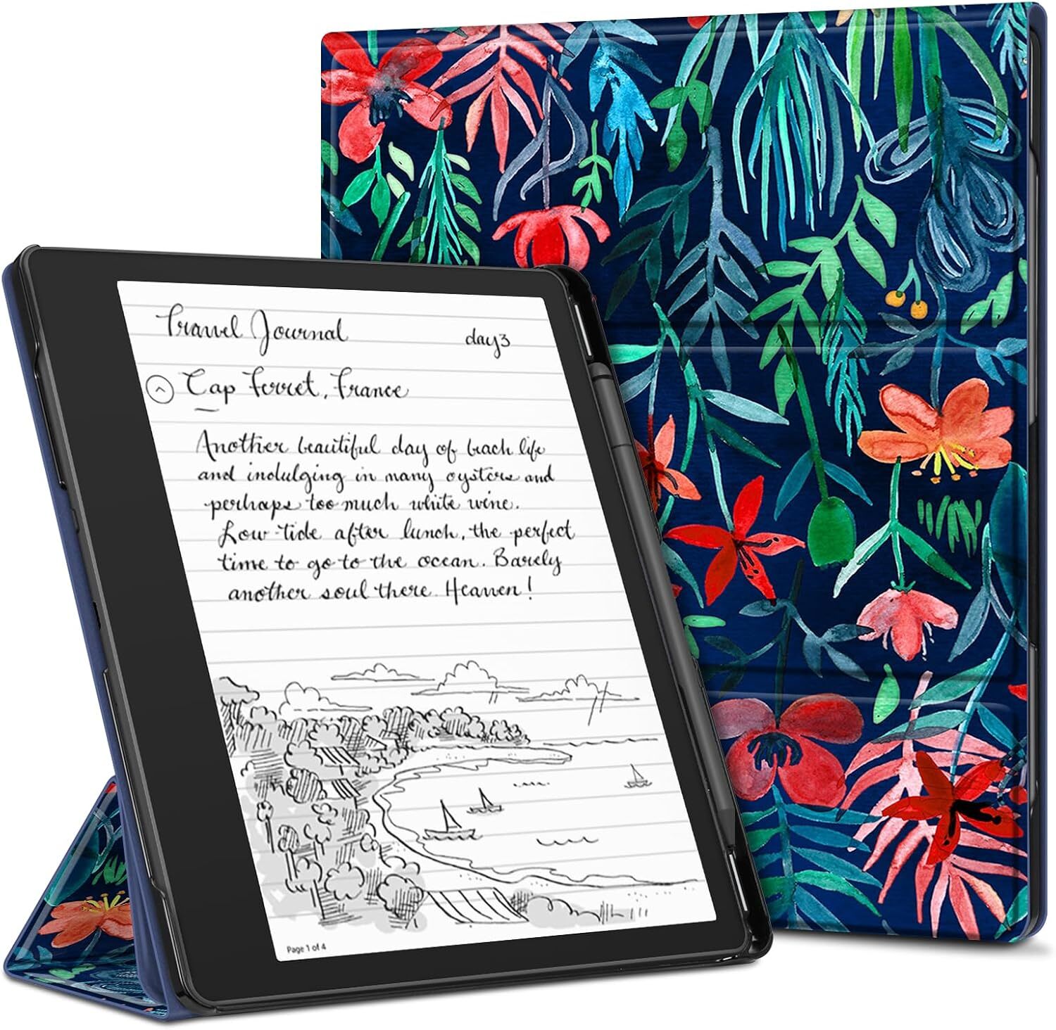 Stand Case for Kindle Scribe tablet 10.2 Inch 2024/2022 Trifold Slim Stand Cover