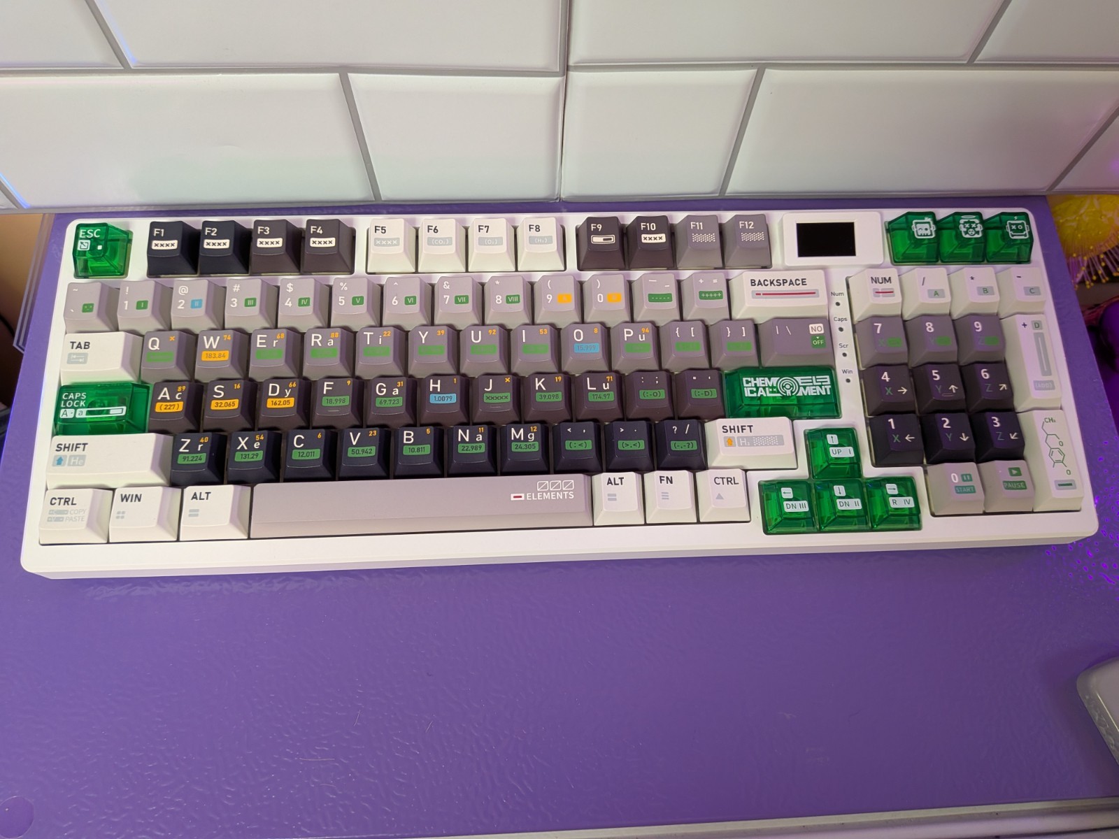 Womier M90 Creamy Wireless Gaming Mechanical Keyboard Hot Swappable RGB New