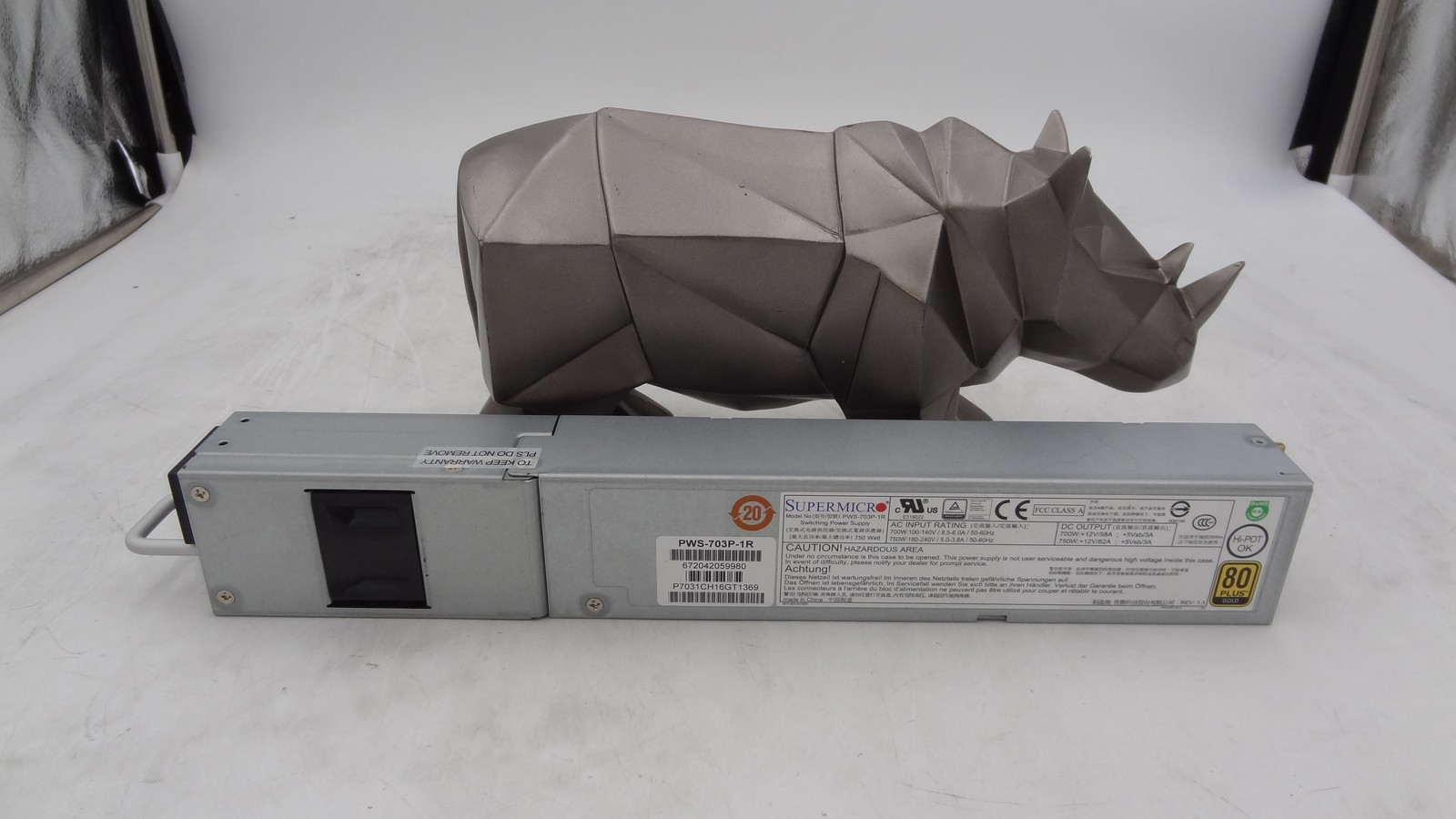SuperMicro PWS-703P-1R  700W/750W 1U Redundant Power Supply