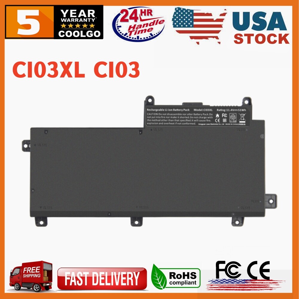 Lot 10 Battery CI03XL For HP ProBook 640 650 645 655 G2 G3 HSTNN-UB6Q 801554-001