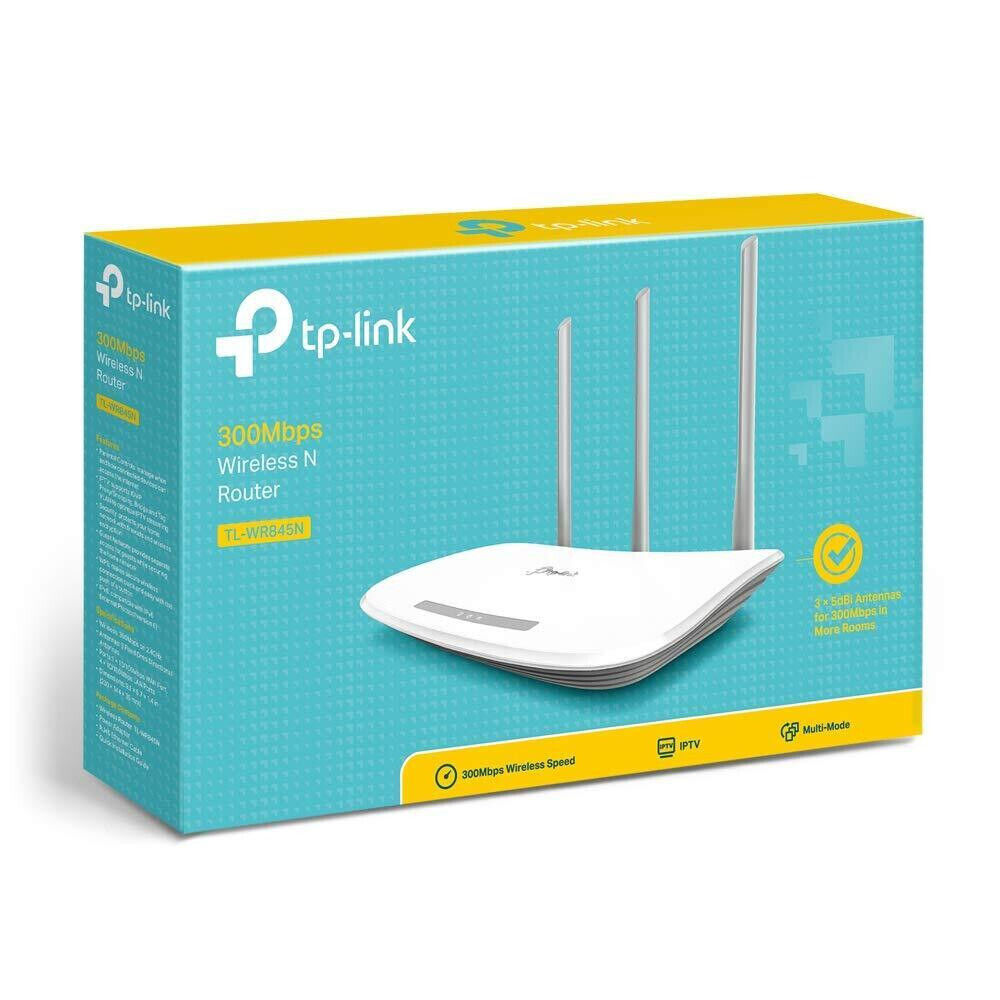 TP-link N300 WiFi Wireless Router TL-WR845N | 300Mbps Wi-Fi Speed | Three 5dBi