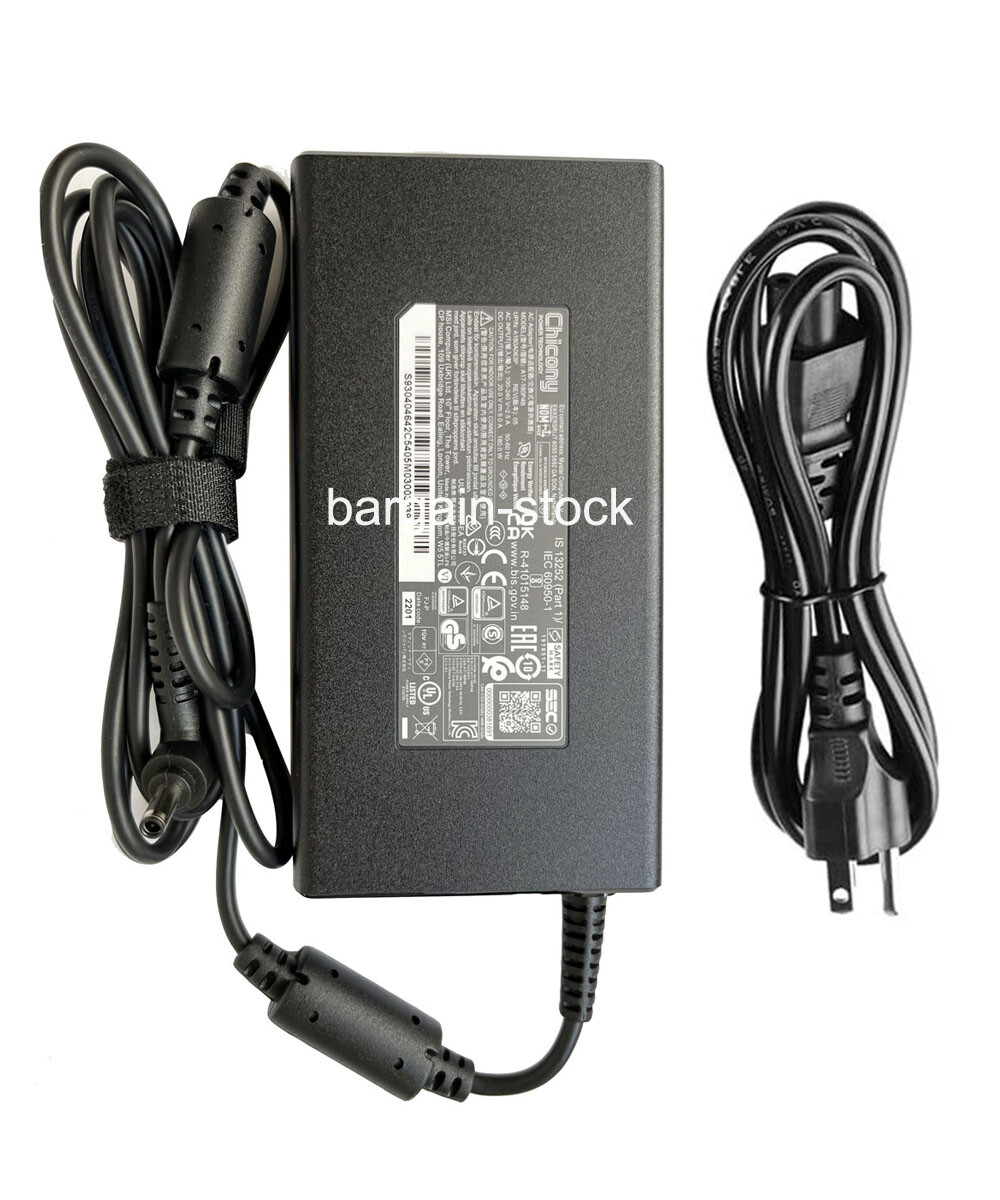 Chicony 20V 9A 180W AC Adapter Charger For MSI Katana GF66 11UE-617 Power Supply