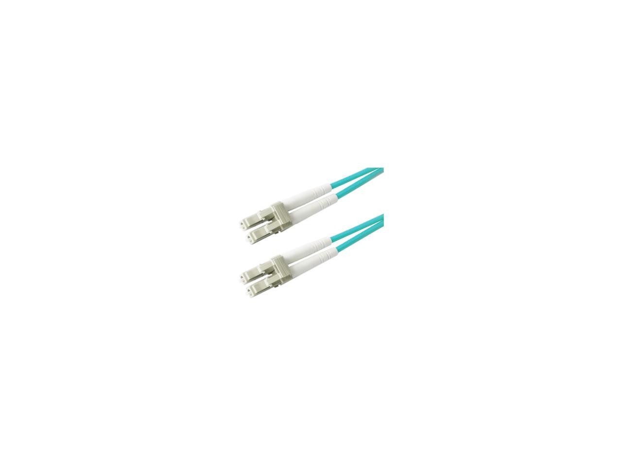 AddOn 10m Laser Optimized Multi-Mode Fiber (LOMM) Duplex LC / LC OM3 Aqua Patch