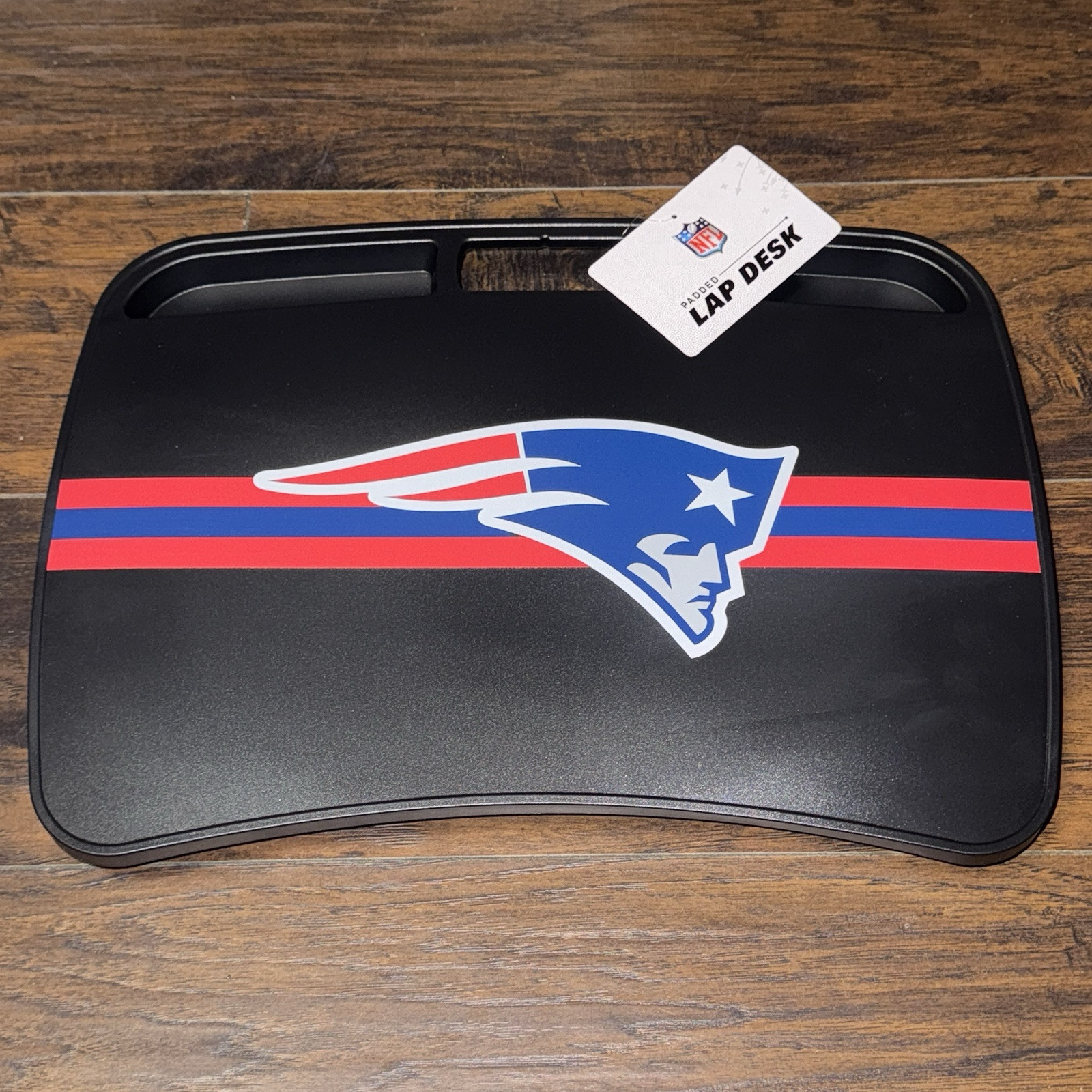 New England Patriots NFL Team Soar Tech Plastic Padded Lap Desk Workstation